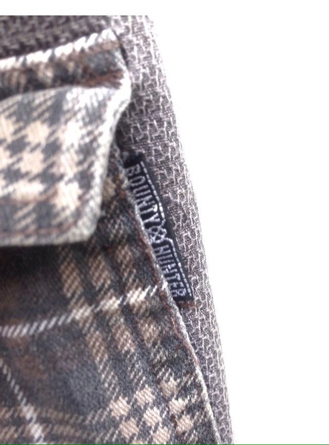Bounty Hunter × Japanese Brand Bounty Hunter Snake Skin Style Print Tartan Pants Size US 34 / EU 50 - 5 Thumbnail