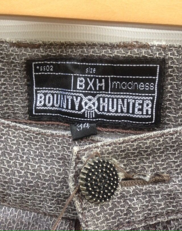 Bounty Hunter × Japanese Brand Bounty Hunter Snake Skin Style Print Tartan Pants Size US 34 / EU 50 - 6 Thumbnail