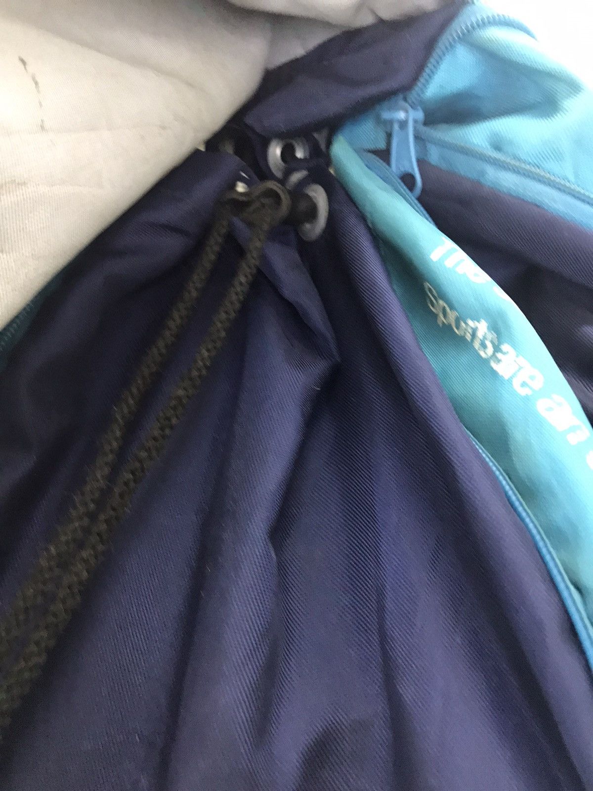 Japanese Brand × Vintage Vintage japan 80s90s rucksack drawstring distressedbackpack Size ONE SIZE - 7 Thumbnail