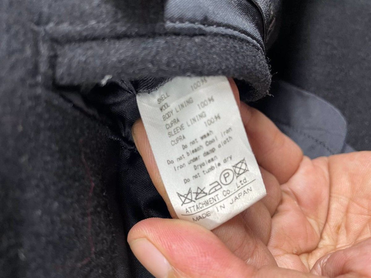 Attachment 🔥Attachment Kazuyuki Kumagai Double Breast Wool Coat Size US XXS / EU 40 - 12 Thumbnail