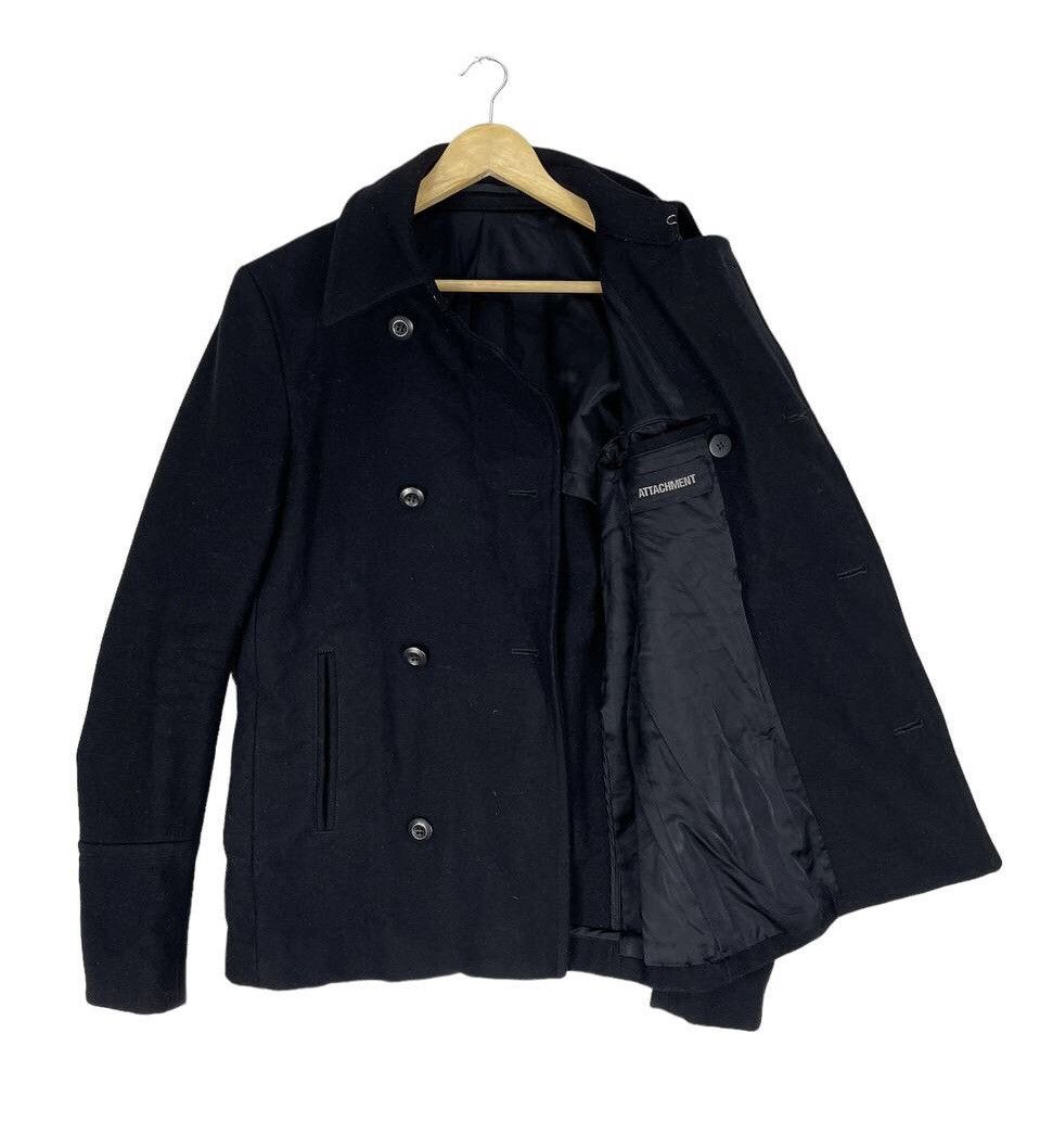 Attachment 🔥Attachment Kazuyuki Kumagai Double Breast Wool Coat Size US XXS / EU 40 - 2 Thumbnail