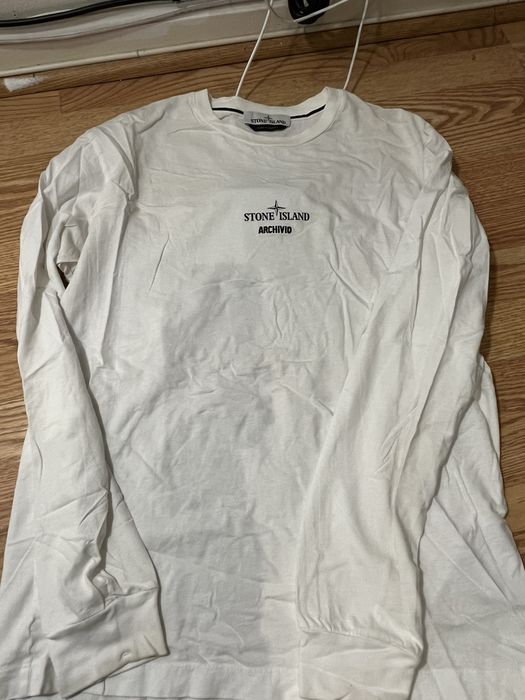 Stone Island Archivio Poly Felt Long Sleeve Grailed