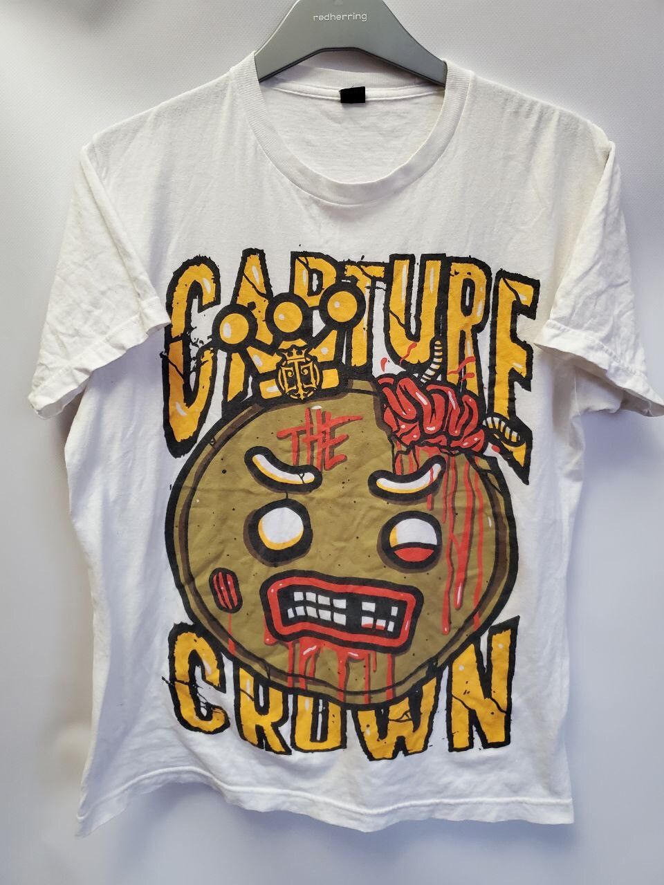 TULTEX Capture The Crown Big Print Band Tee T-Shirt