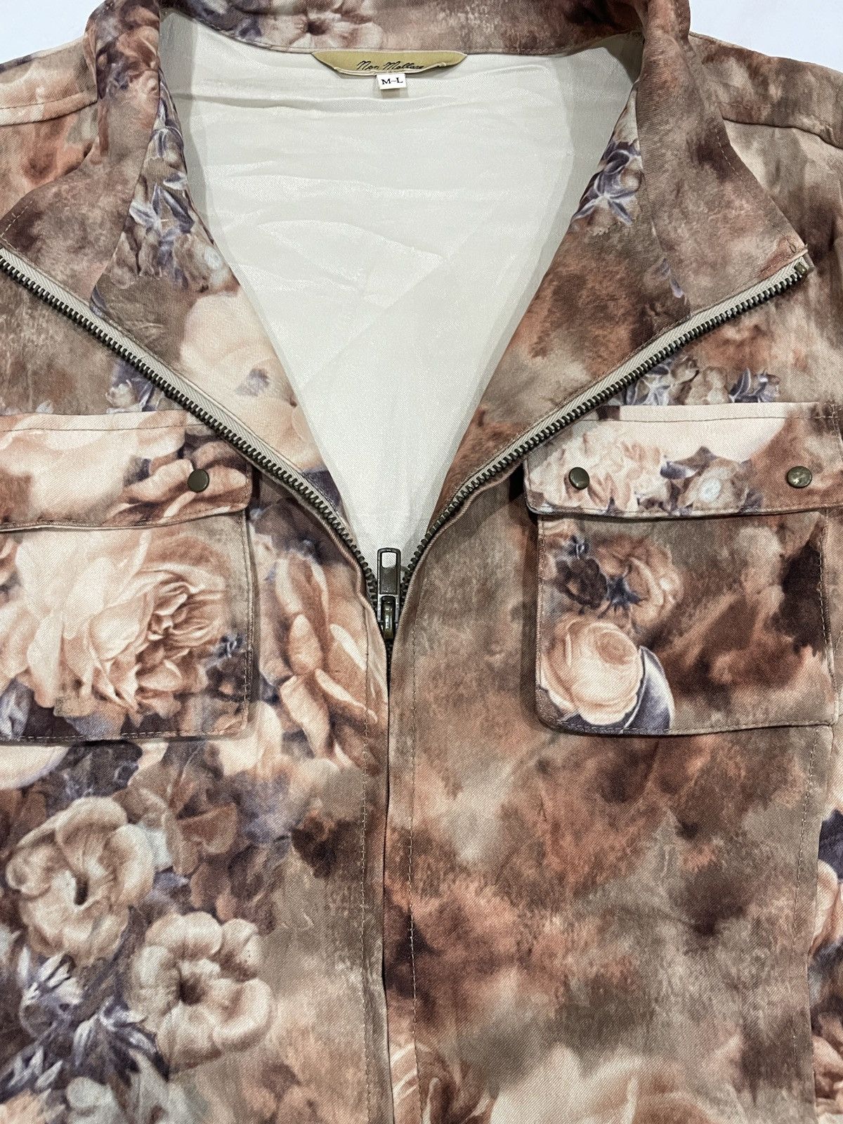 Japanese Brand Archival Japanese designer jacket floral abstract Hippie Size M / US 6-8 / IT 42-44 - 4 Thumbnail