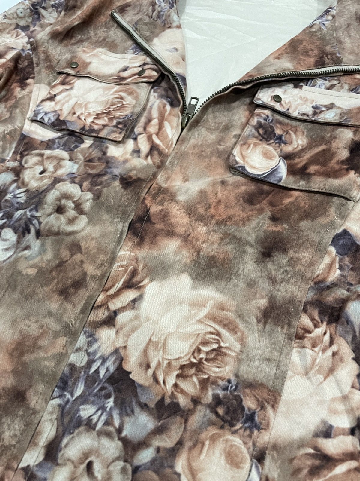 Japanese Brand Archival Japanese designer jacket floral abstract Hippie Size M / US 6-8 / IT 42-44 - 3 Thumbnail