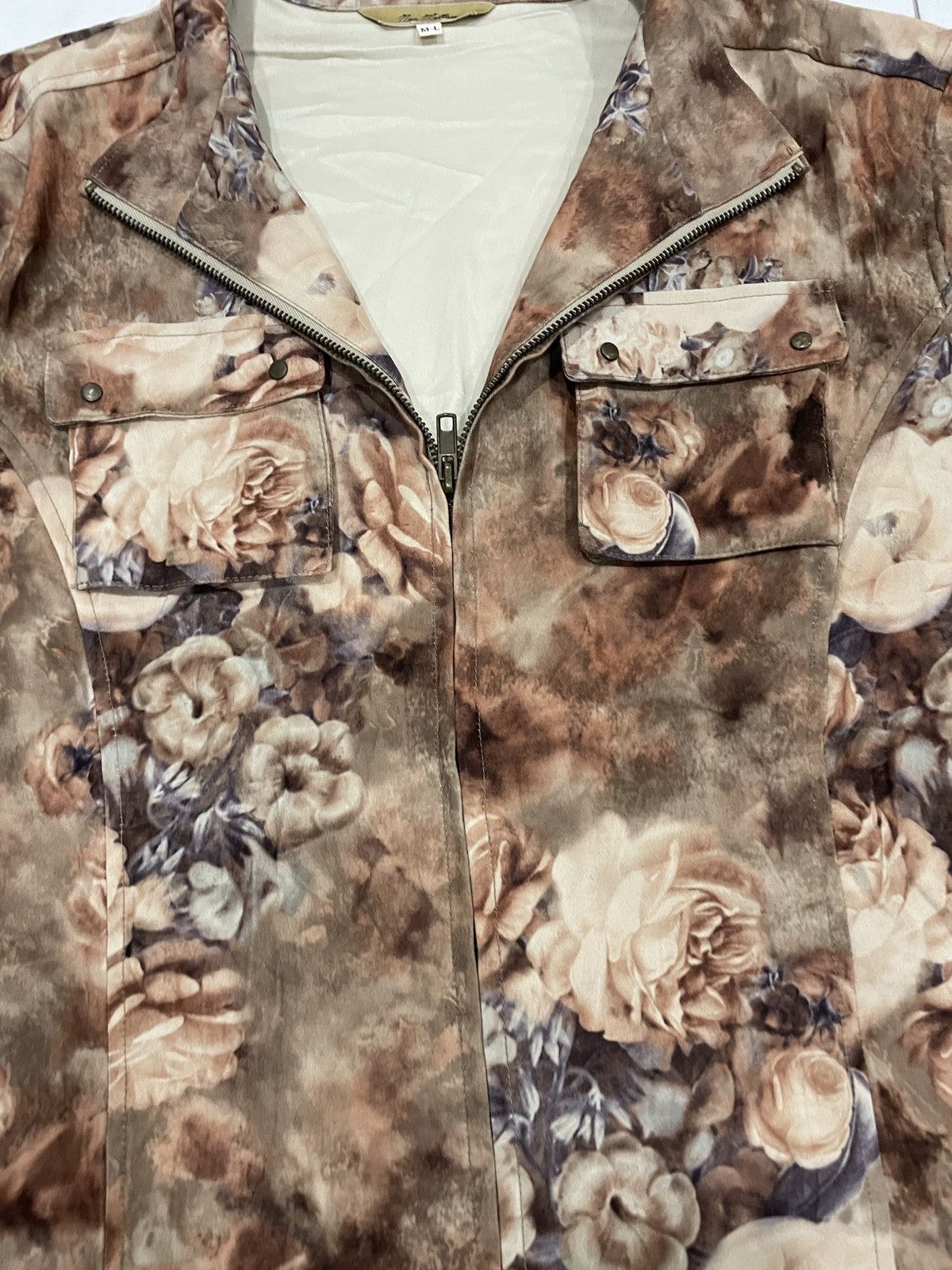 Japanese Brand Archival Japanese designer jacket floral abstract Hippie Size M / US 6-8 / IT 42-44 - 7 Thumbnail