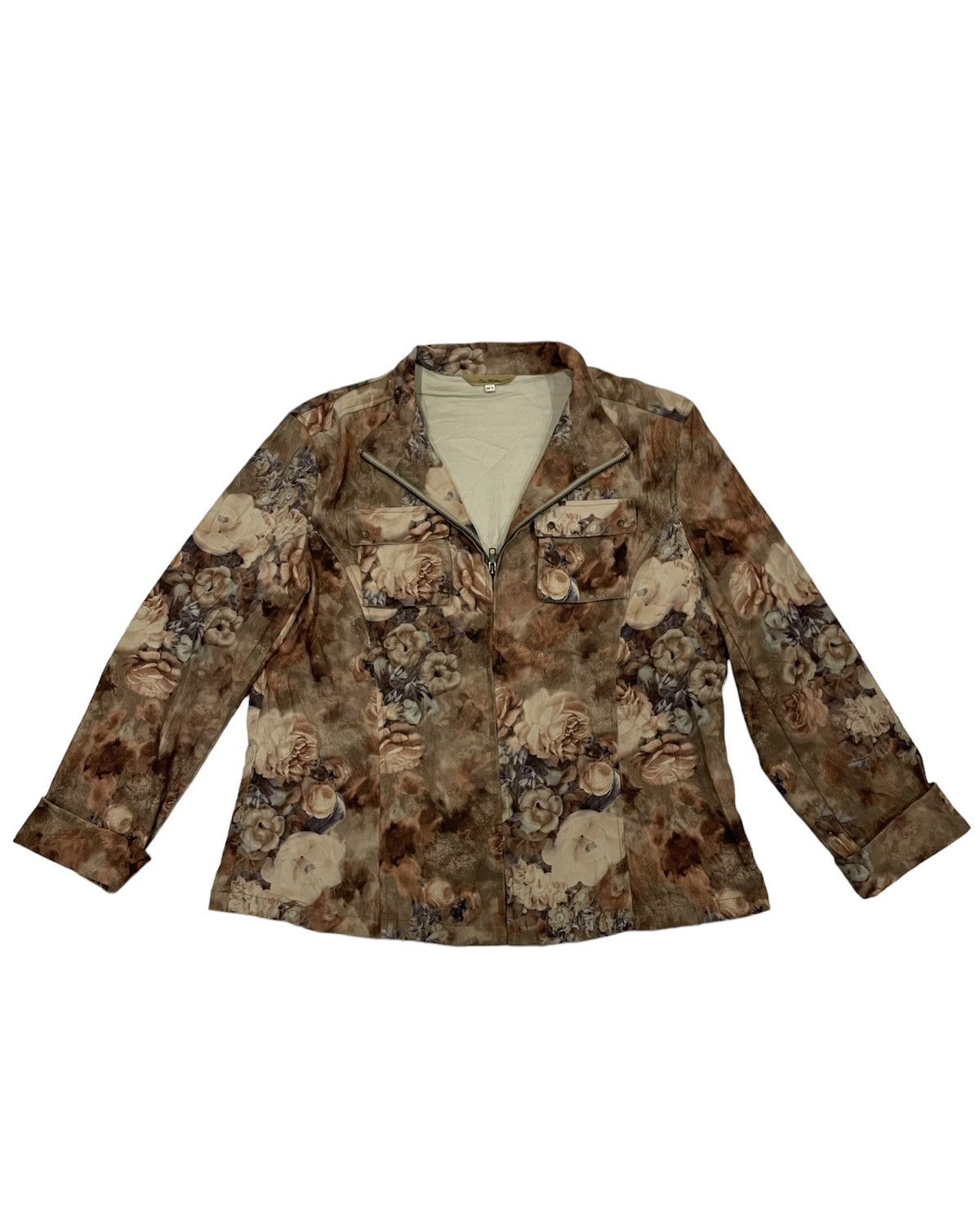 Japanese Brand Archival Japanese designer jacket floral abstract Hippie Size M / US 6-8 / IT 42-44 - 2 Thumbnail