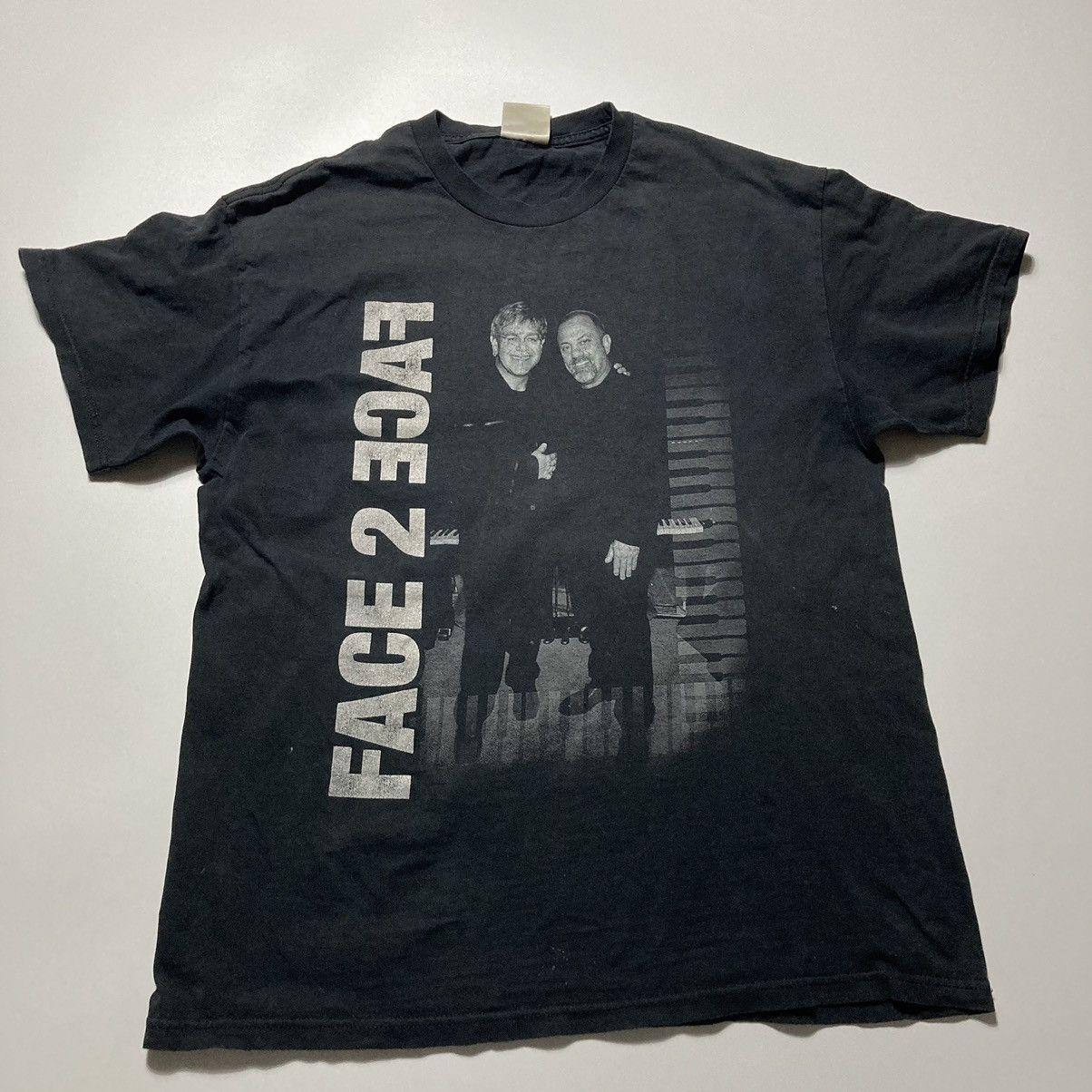 Rap Tees × Vintage vintage 00s y2k billy joel x elton john face 2 face tour tee Size US L / EU 52-54 / 3 - 1 Thumbnail
