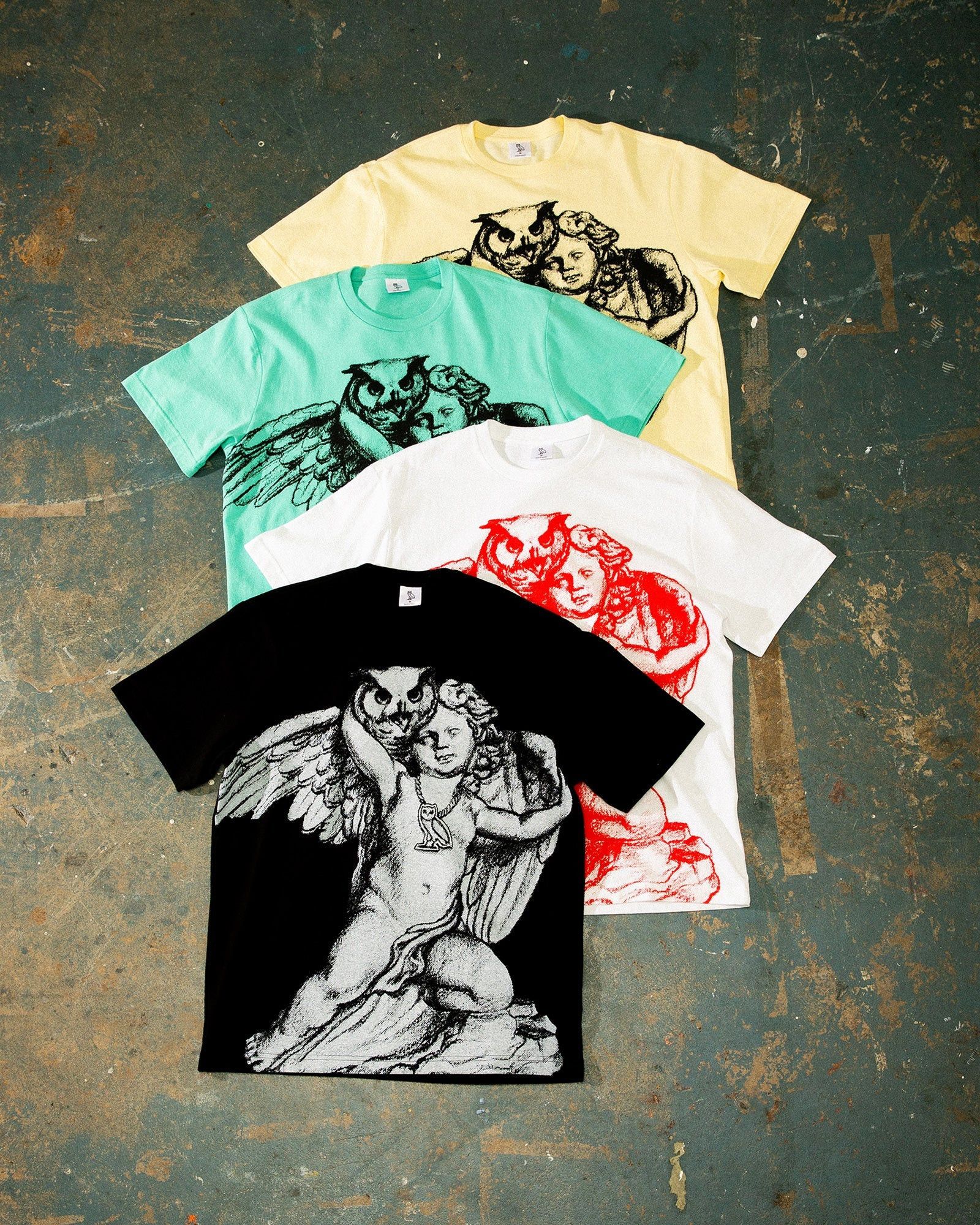 Drake OVO CHERUB CUPID OWL T-SHIRT TEE Size US S / EU 44-46 / 1 - 2 Thumbnail