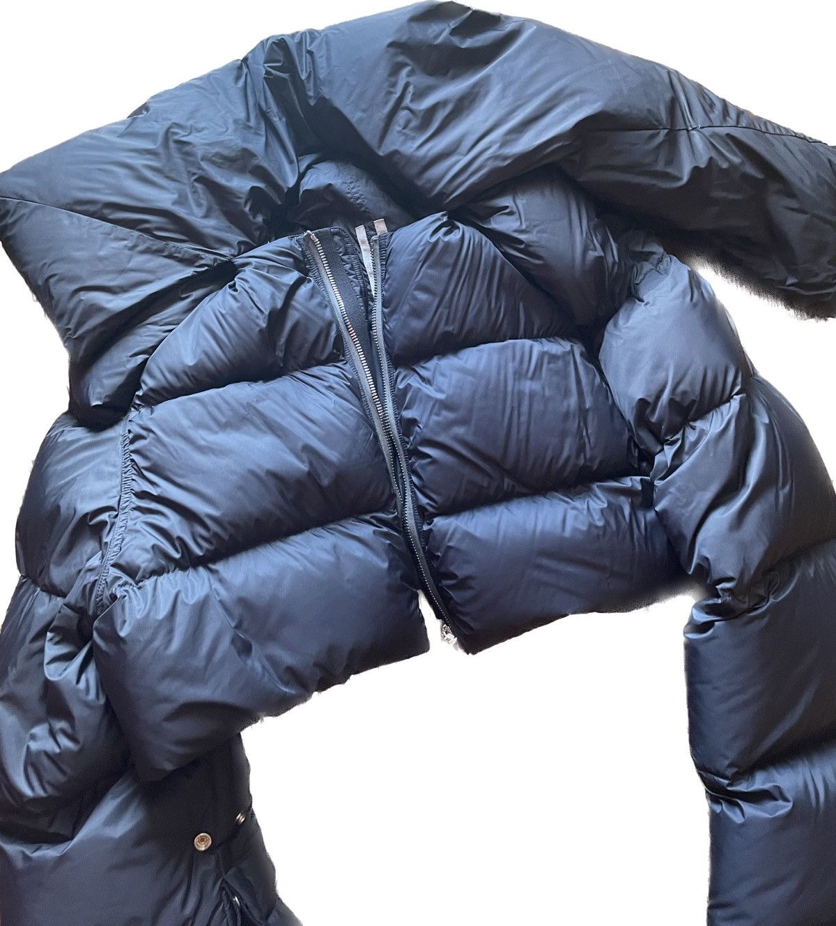 Rick Owens Rick Owens Gethsemane Cropped Puffer 48 Size US M / EU 48-50 / 2 - 2 Thumbnail