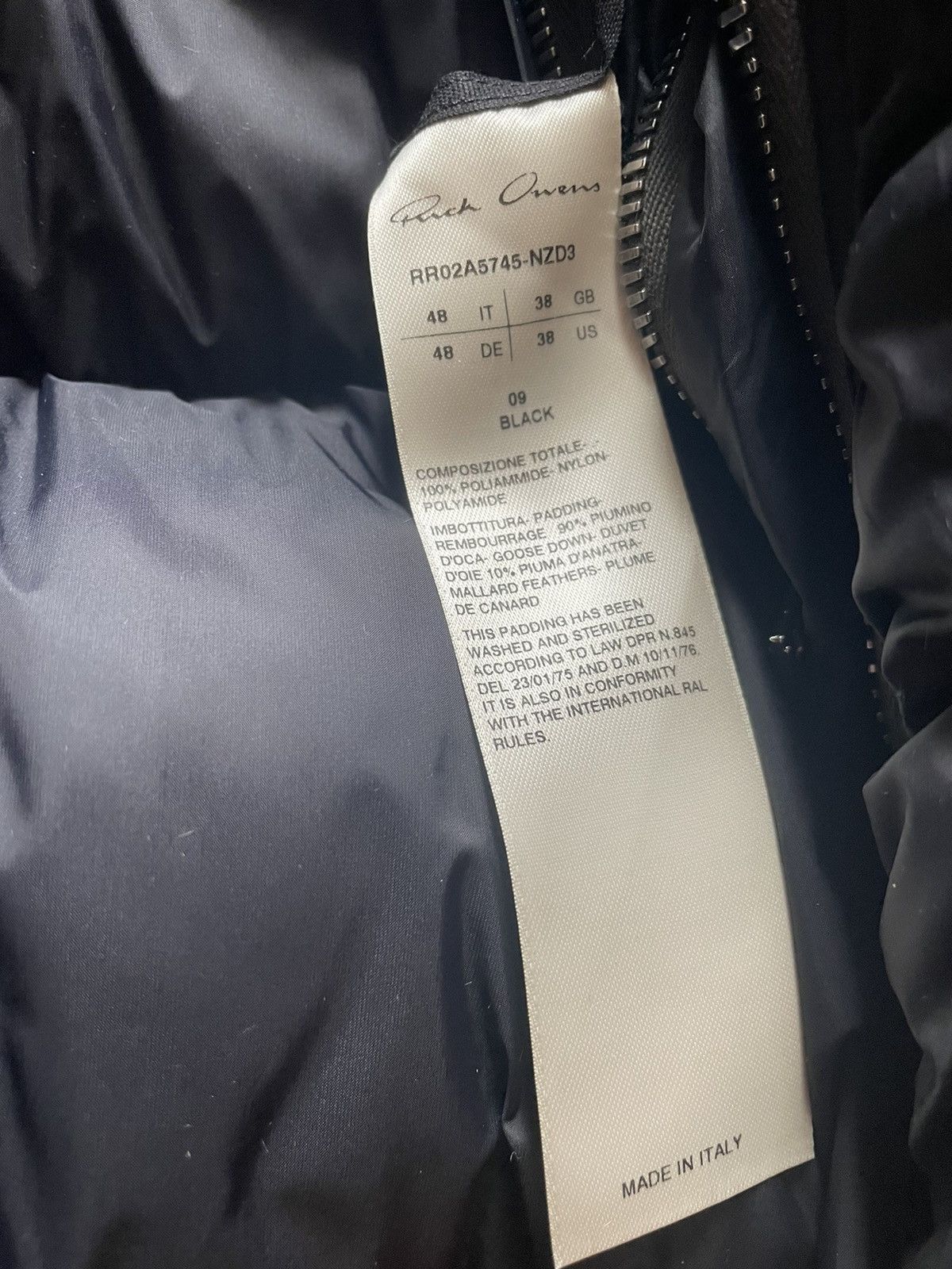 Rick Owens Rick Owens Gethsemane Cropped Puffer 48 Size US M / EU 48-50 / 2 - 6 Thumbnail