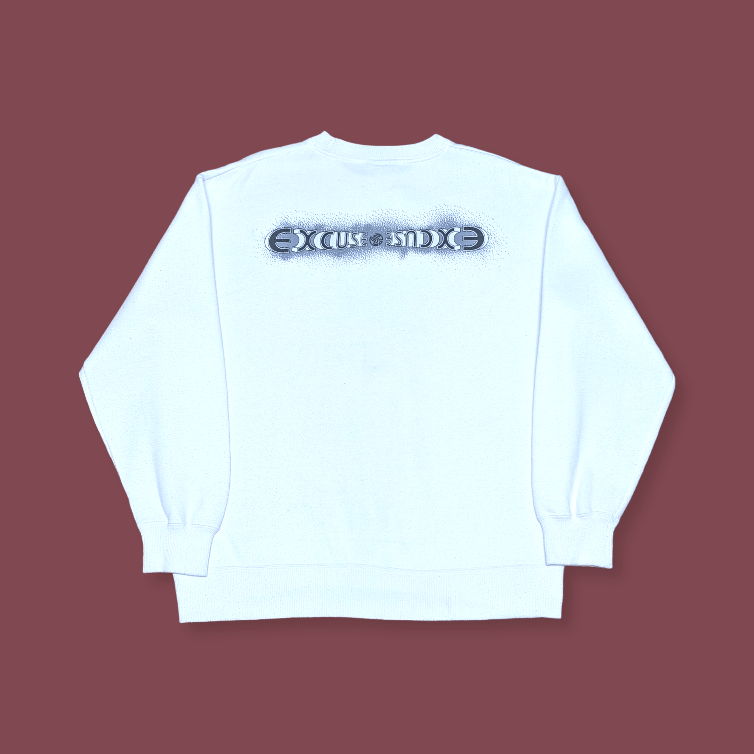 Japanese Brand × Vintage Vintage 90s Japanese Streetwear Excuse Sweatshirt Size US M / EU 48-50 / 2 - 2 Thumbnail