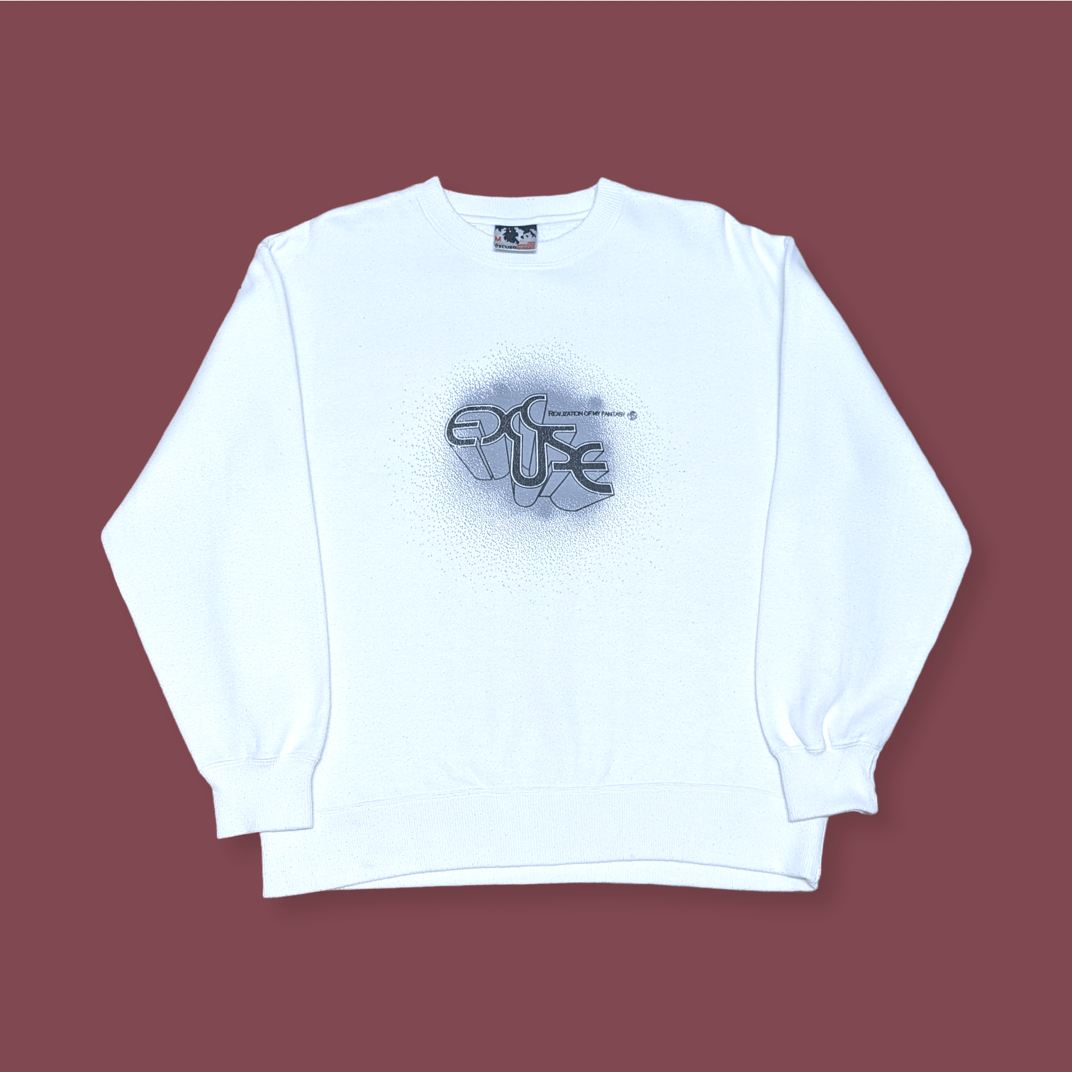 Japanese Brand × Vintage Vintage 90s Japanese Streetwear Excuse Sweatshirt Size US M / EU 48-50 / 2 - 1 Thumbnail
