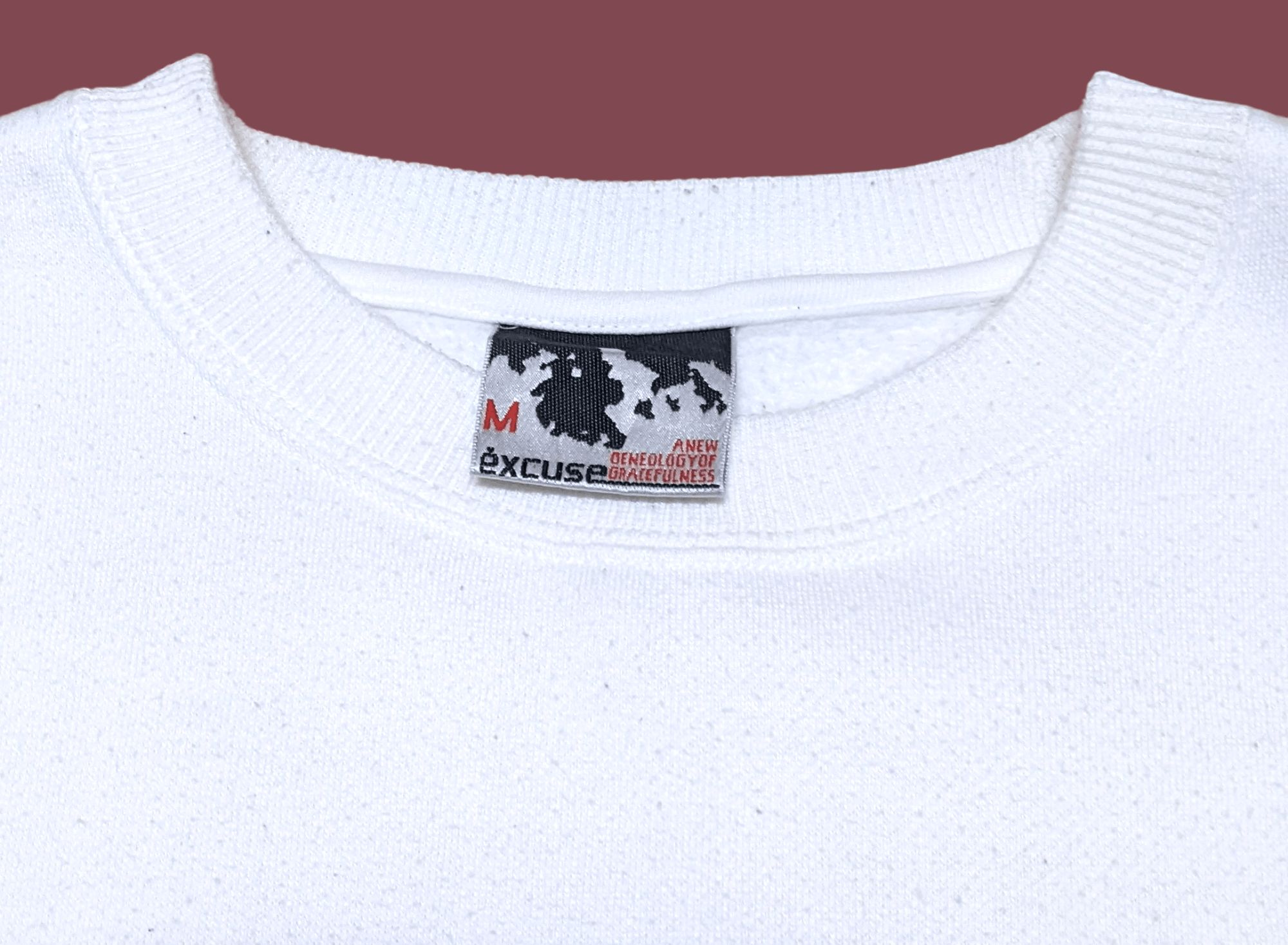 Japanese Brand × Vintage Vintage 90s Japanese Streetwear Excuse Sweatshirt Size US M / EU 48-50 / 2 - 9 Thumbnail