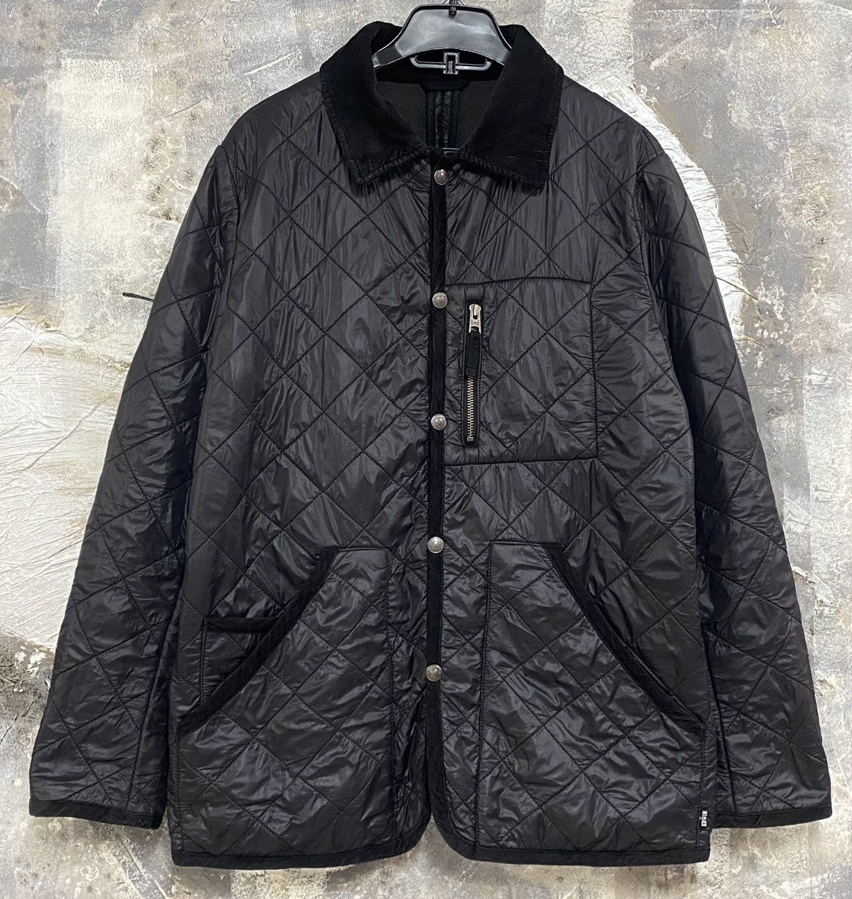 Japanese Brand AFB NYLON STAR QUILTING JACKET XL | Grailed