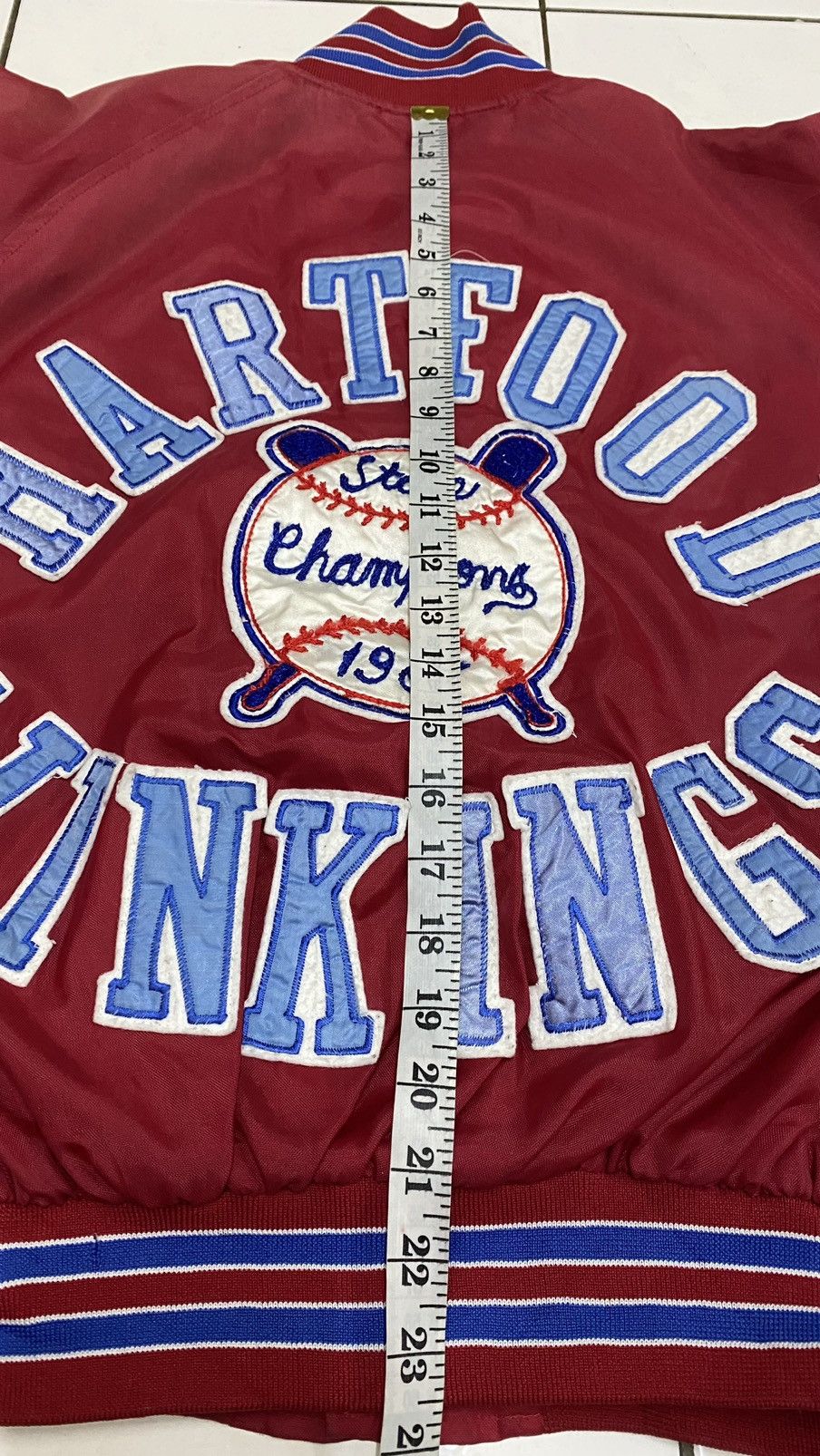 Vintage Hartfood Winkings State Champions 1987 Stadium Jacket Size US S / EU 44-46 / 1 - 16 Thumbnail