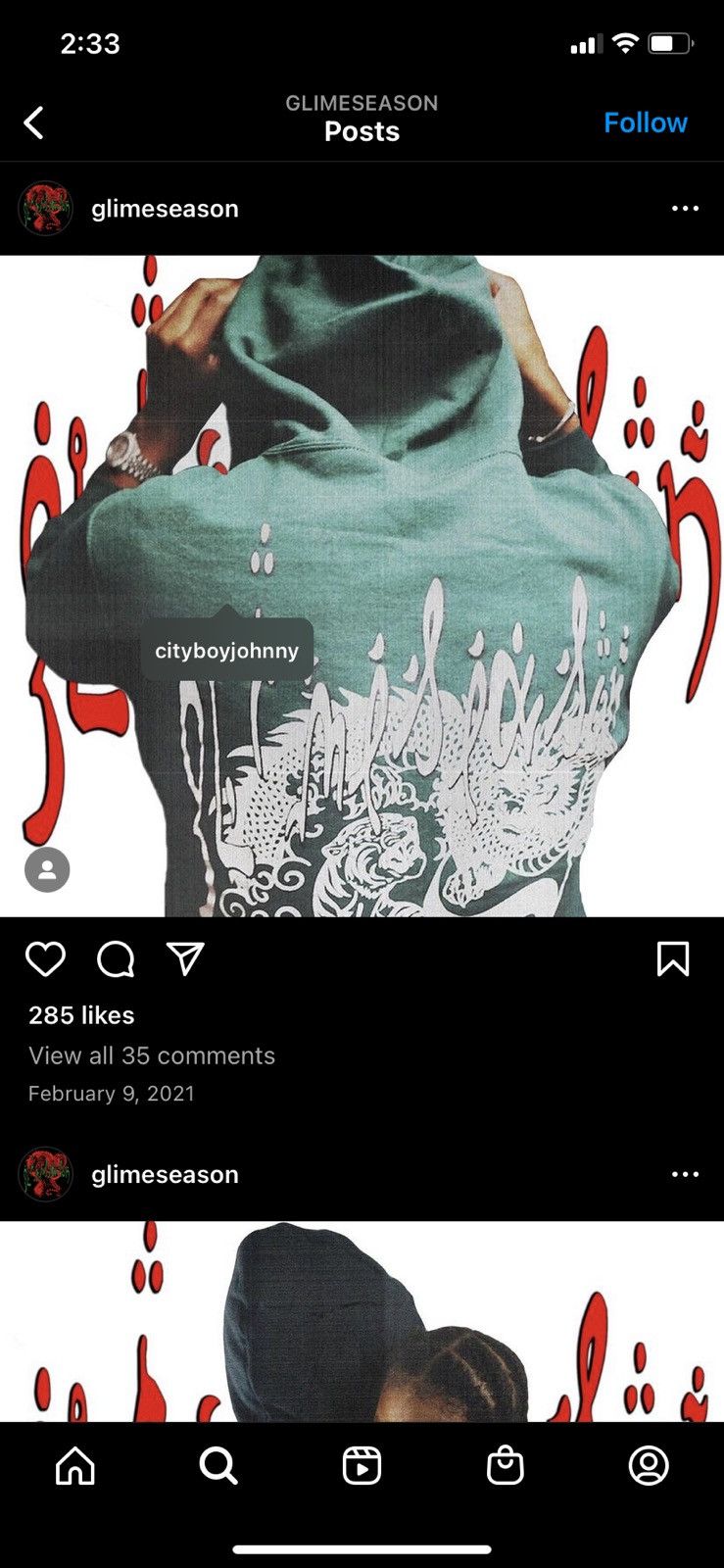 Goth Money Goth Money Records Glime Season Hoodie Medium Size US M / EU 48-50 / 2 - 7 Thumbnail