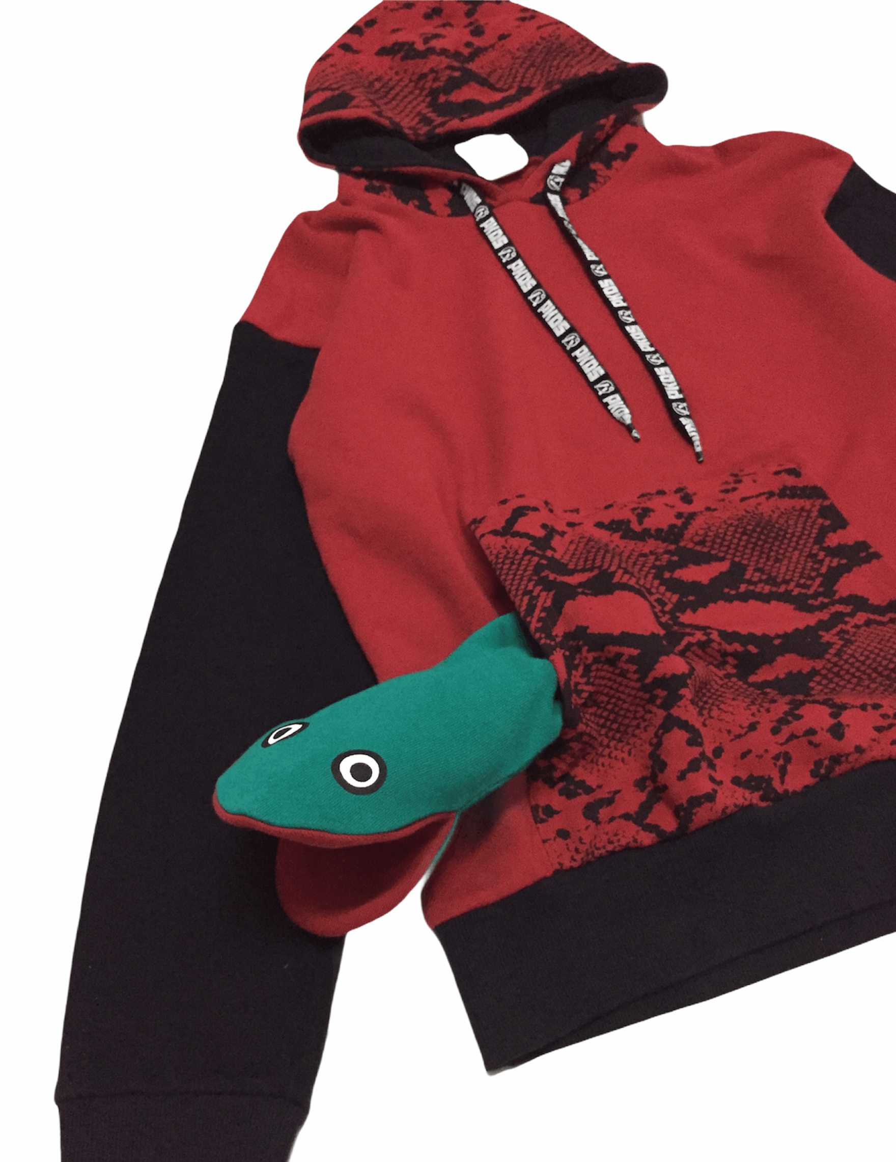 Punk Drunker python Snake hoodie