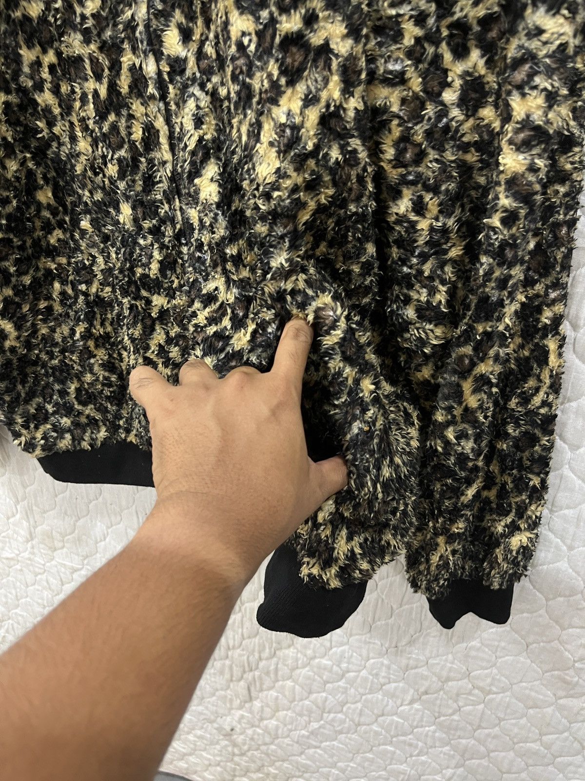 (Eee). MODISH GAZE LEOPARD HOODIE SWEATER