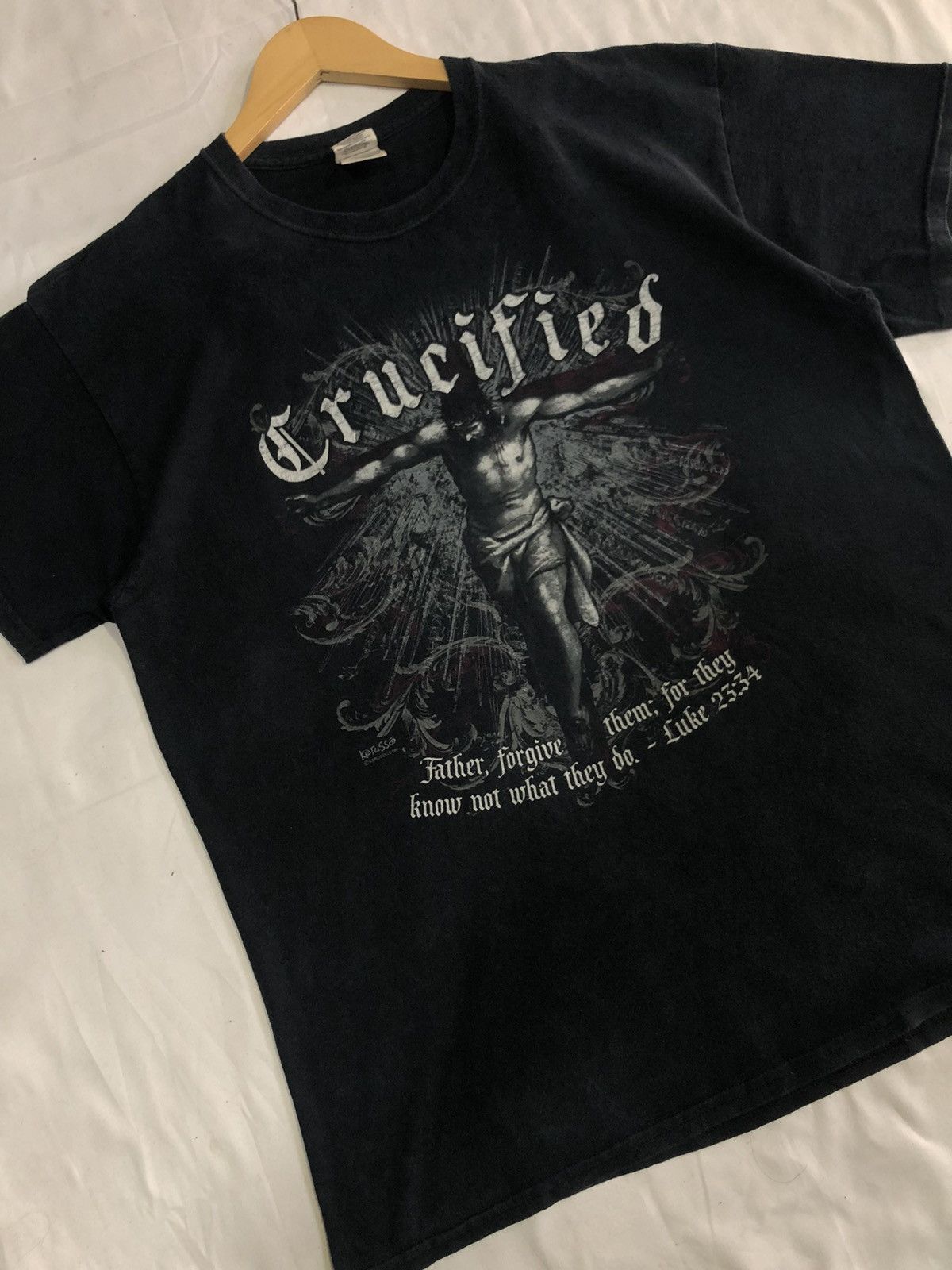 Affliction ❌🔥LAST DROP🔥❌ Y2K JESUS CRUCIFIED SHIRT WITH BIG LOGO Size US L / EU 52-54 / 3 - 4 Thumbnail
