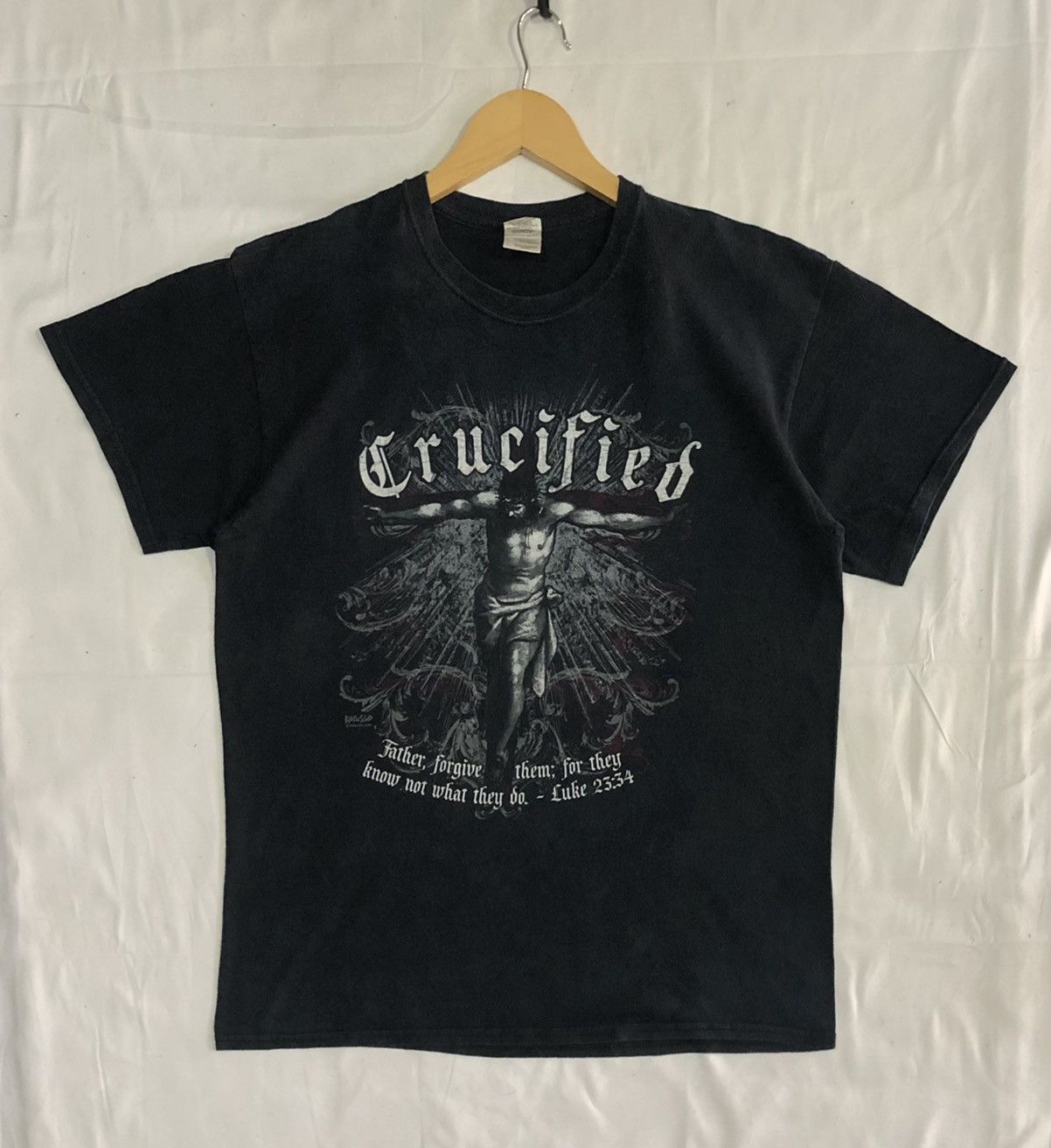 Affliction ❌🔥LAST DROP🔥❌ Y2K JESUS CRUCIFIED SHIRT WITH BIG LOGO Size US L / EU 52-54 / 3 - 2 Thumbnail