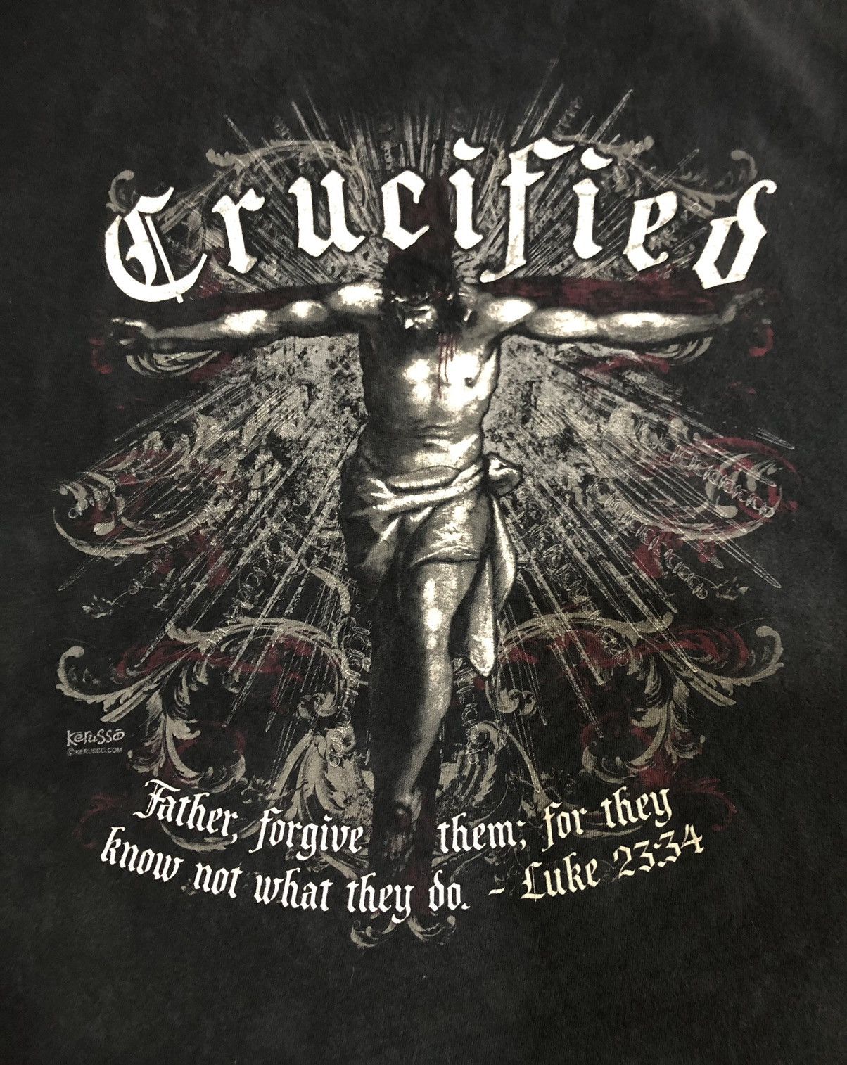 Affliction ❌🔥LAST DROP🔥❌ Y2K JESUS CRUCIFIED SHIRT WITH BIG LOGO Size US L / EU 52-54 / 3 - 1 Thumbnail