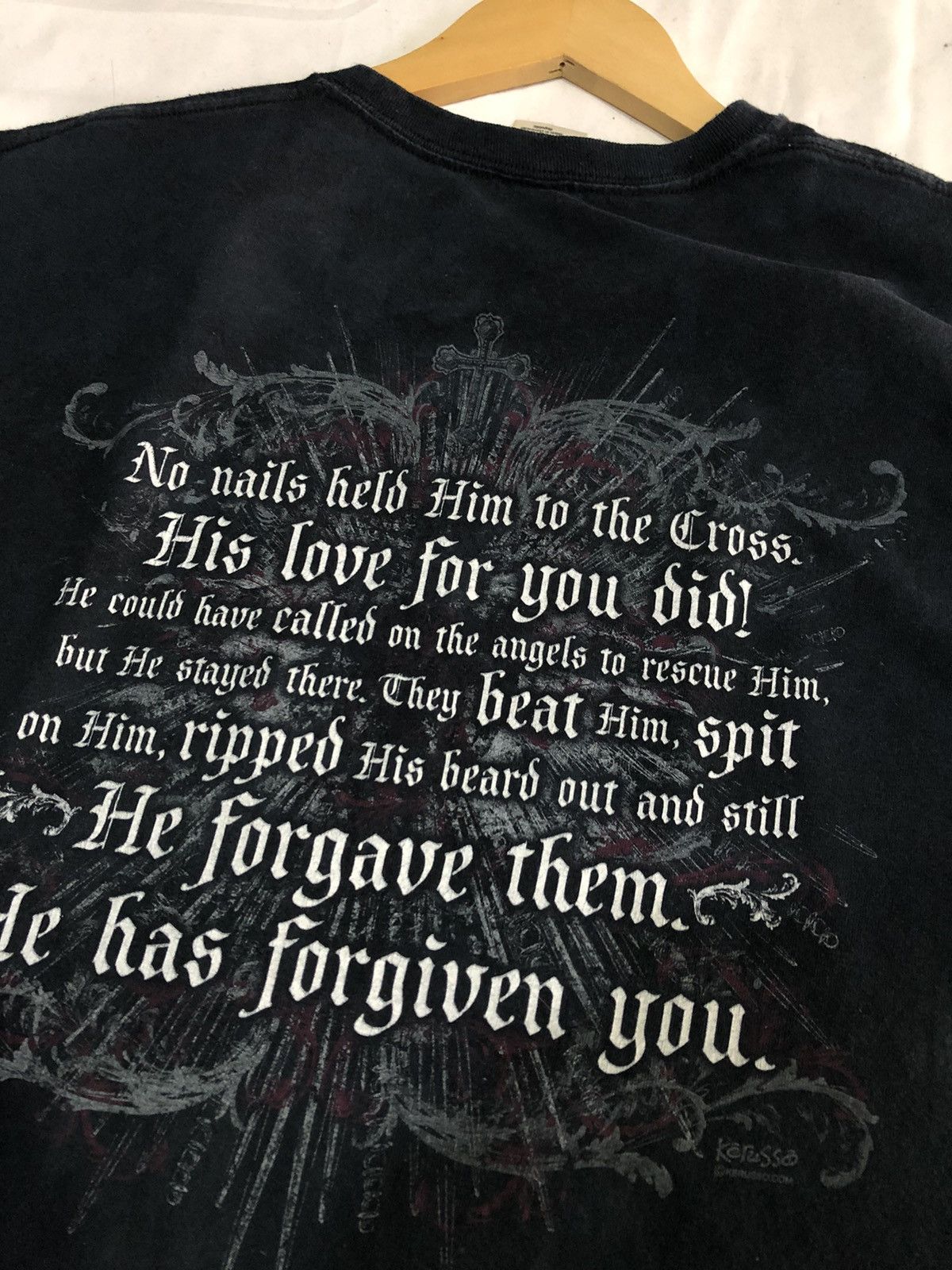 Affliction ❌🔥LAST DROP🔥❌ Y2K JESUS CRUCIFIED SHIRT WITH BIG LOGO Size US L / EU 52-54 / 3 - 13 Thumbnail