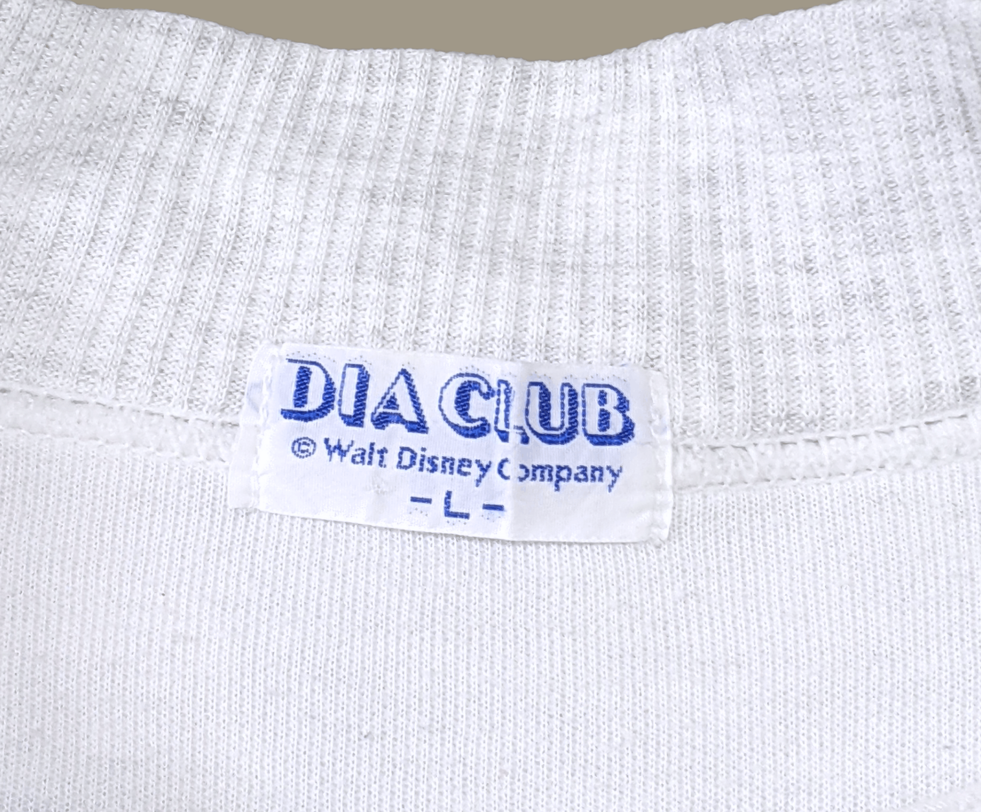 Disney × Vintage Vintage 90s Dia Club Disney Character Pullover Sweatshirt Size US L / EU 52-54 / 3 - 7 Thumbnail