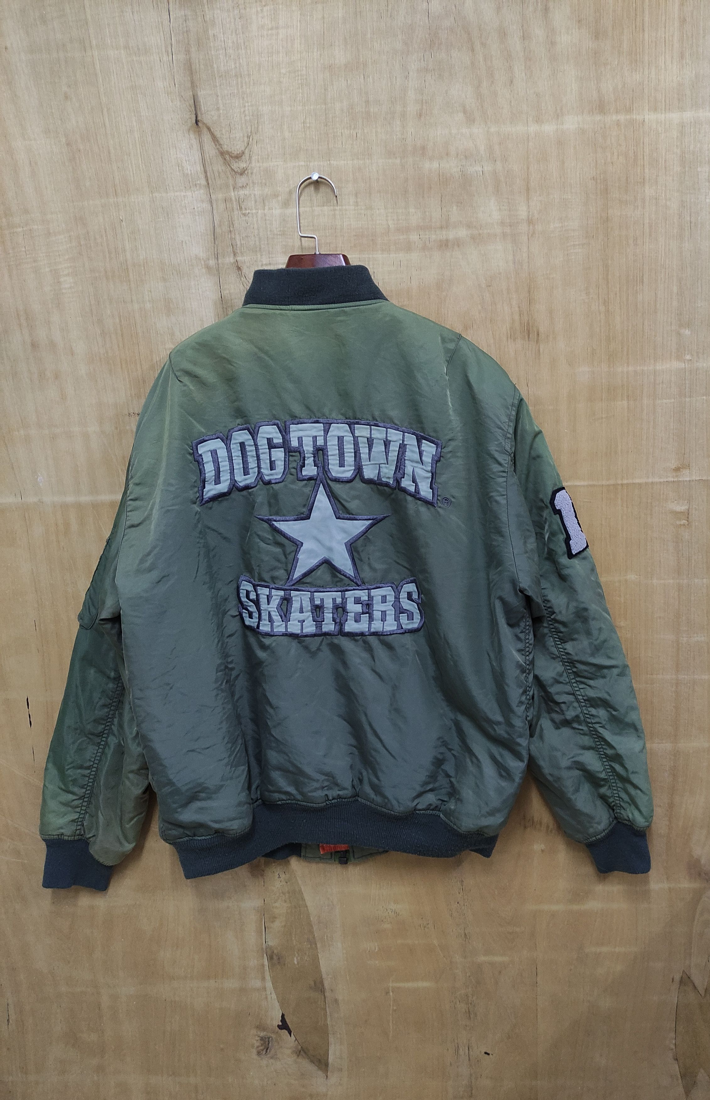 Vintage DOGTOWN SKATERS REVERSIBLE BOMBER JACKET | Grailed