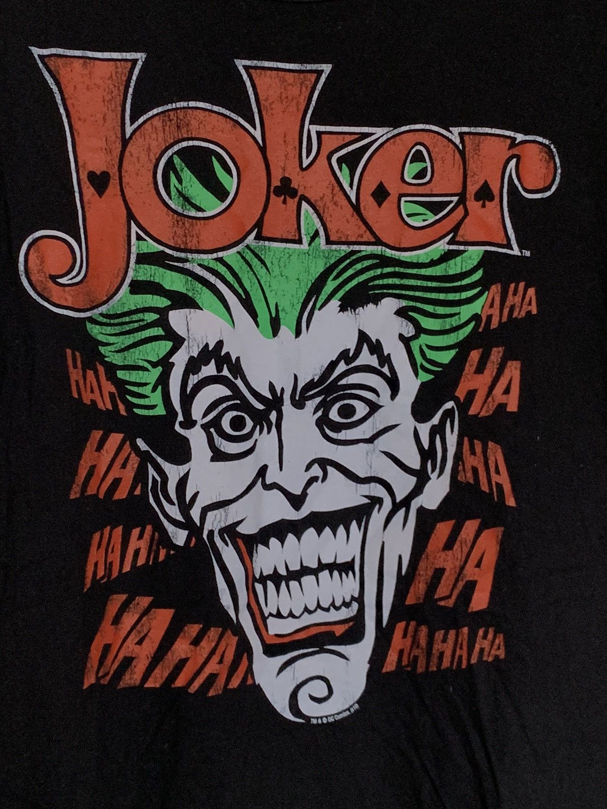 DC Comics Vintage Joker rare print t-shirt tee 2000’s movie comics Size US XL / EU 56 / 4 - 3 Thumbnail