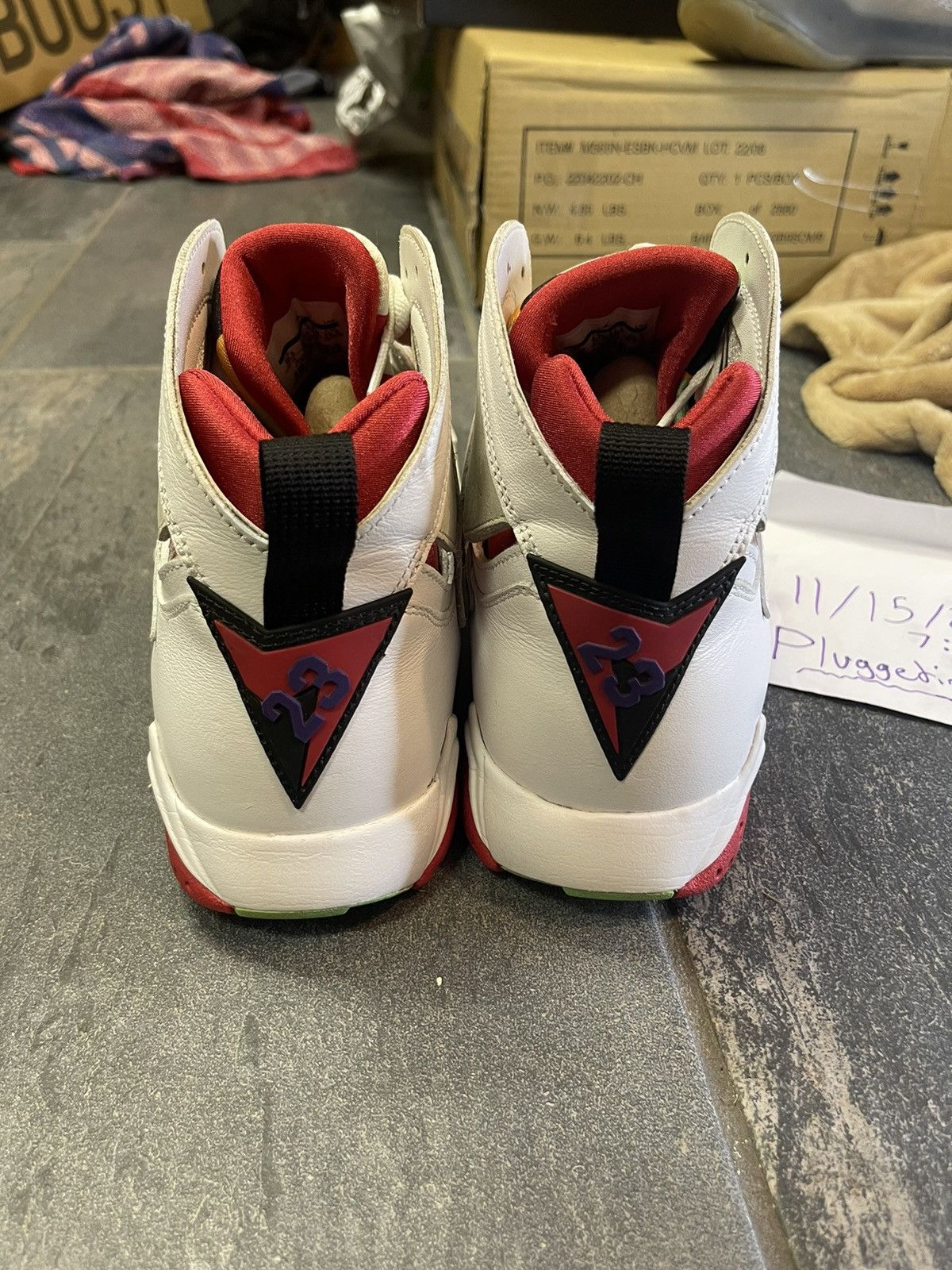 Jordan Brand × Nike Jordan 7 Retro “Hare” (2014) Size US 10.5 / EU 43-44 - 4 Thumbnail