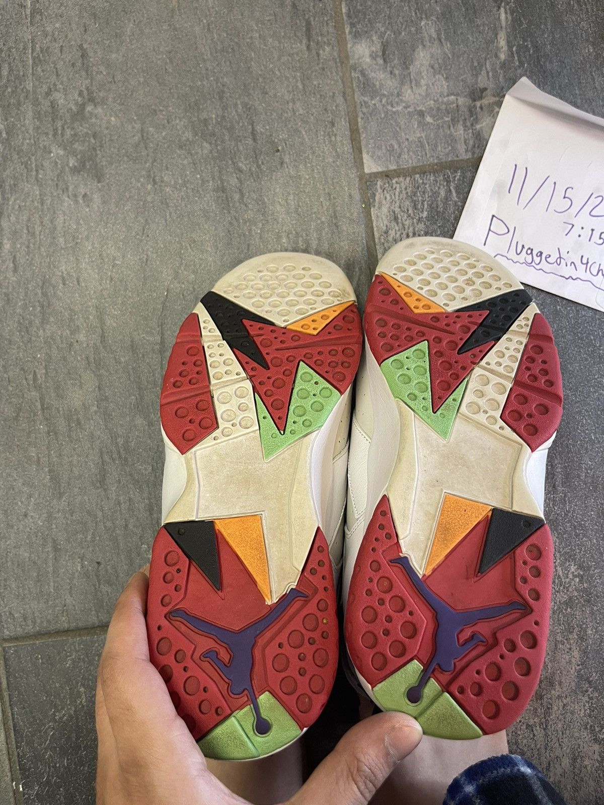 Jordan Brand × Nike Jordan 7 Retro “Hare” (2014) Size US 10.5 / EU 43-44 - 5 Thumbnail