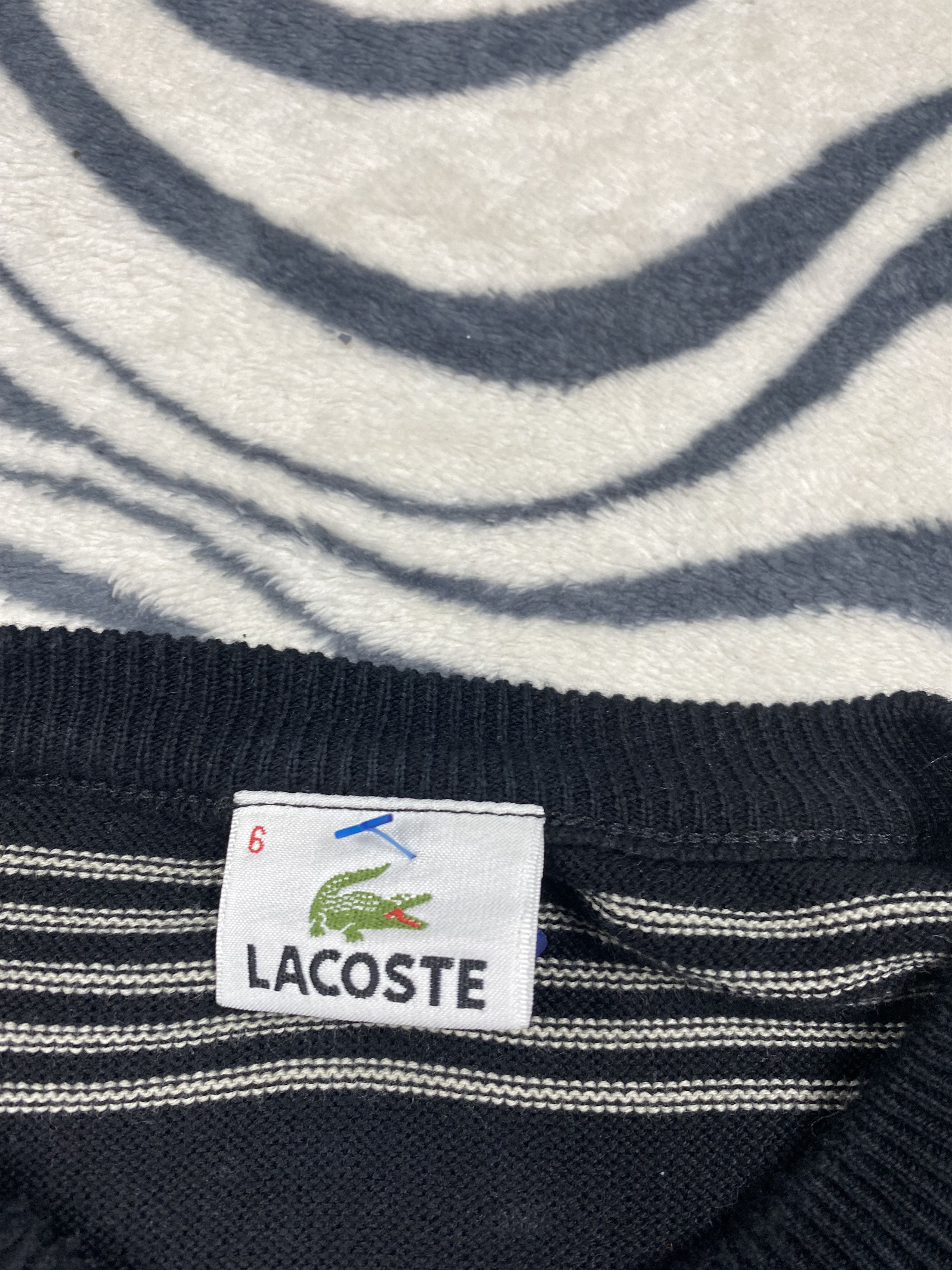 Lacoste × Vintage Lacoste Mens Knit Sweater Knitwear Size US XL / EU 56 / 4 - 5 Thumbnail