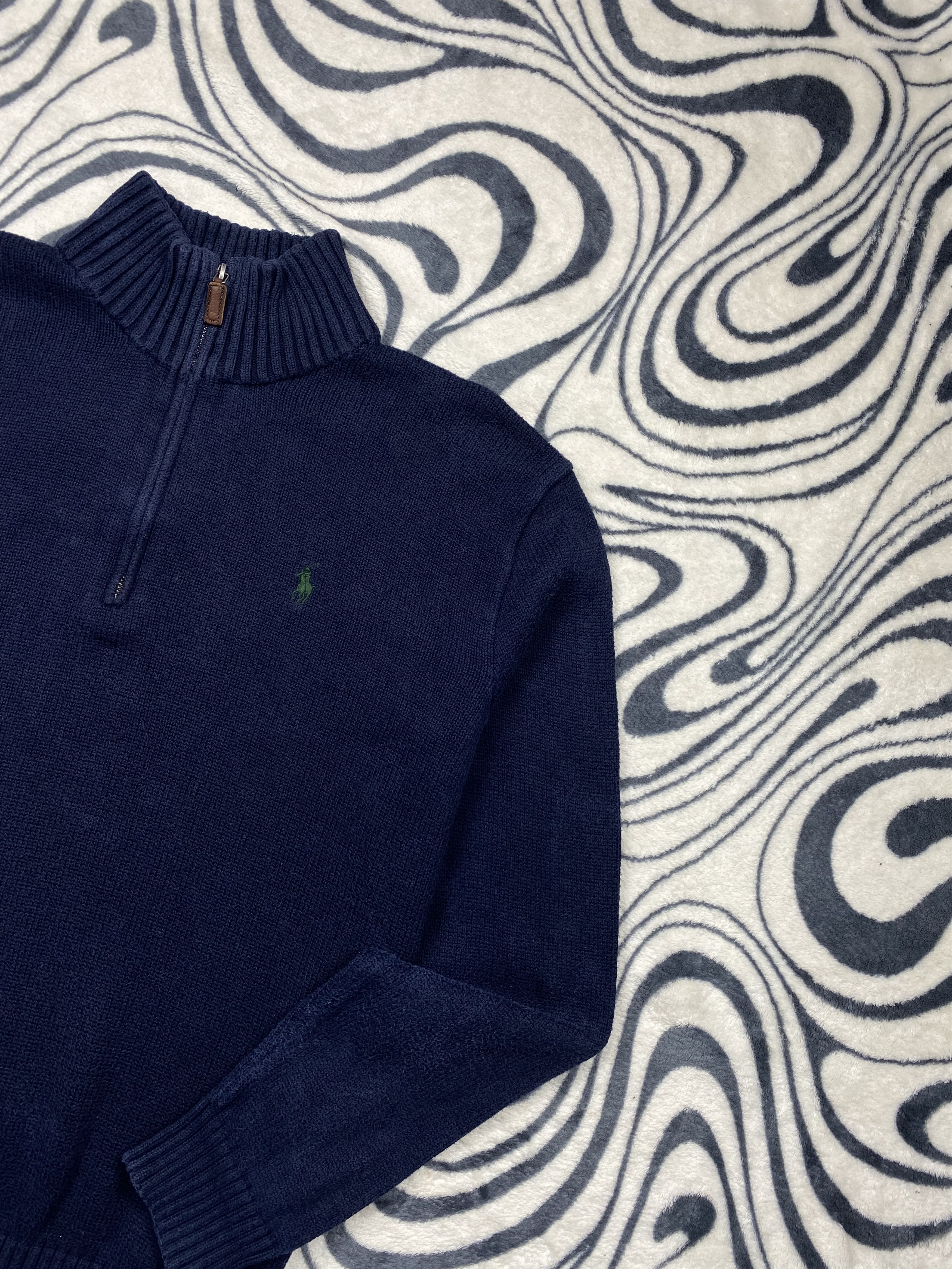 Polo Ralph Lauren Polo Ralph Lauren Mens Knit Quarter Zip Sweater Knitwear Size US S / EU 44-46 / 1 - 2 Thumbnail