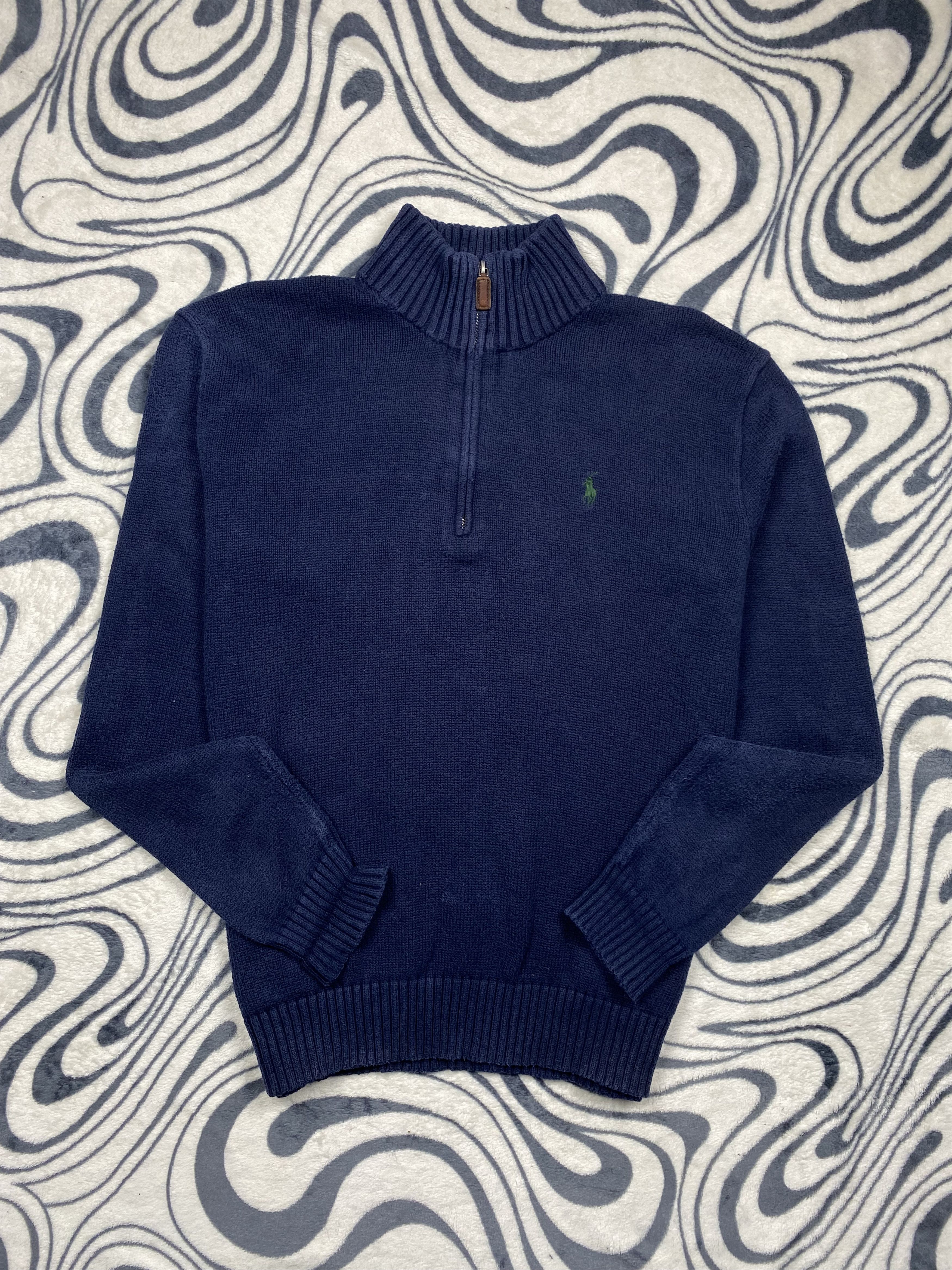 Polo Ralph Lauren Polo Ralph Lauren Mens Knit Quarter Zip Sweater Knitwear Size US S / EU 44-46 / 1 - 1 Thumbnail