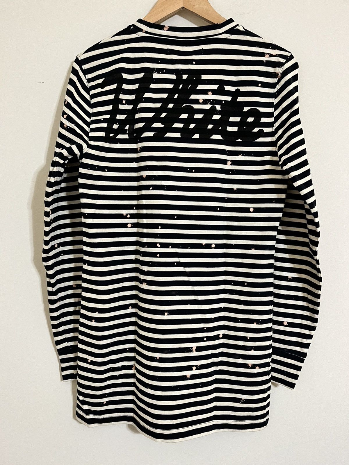 Off-White FW15 Distressed Striped Longsleeve