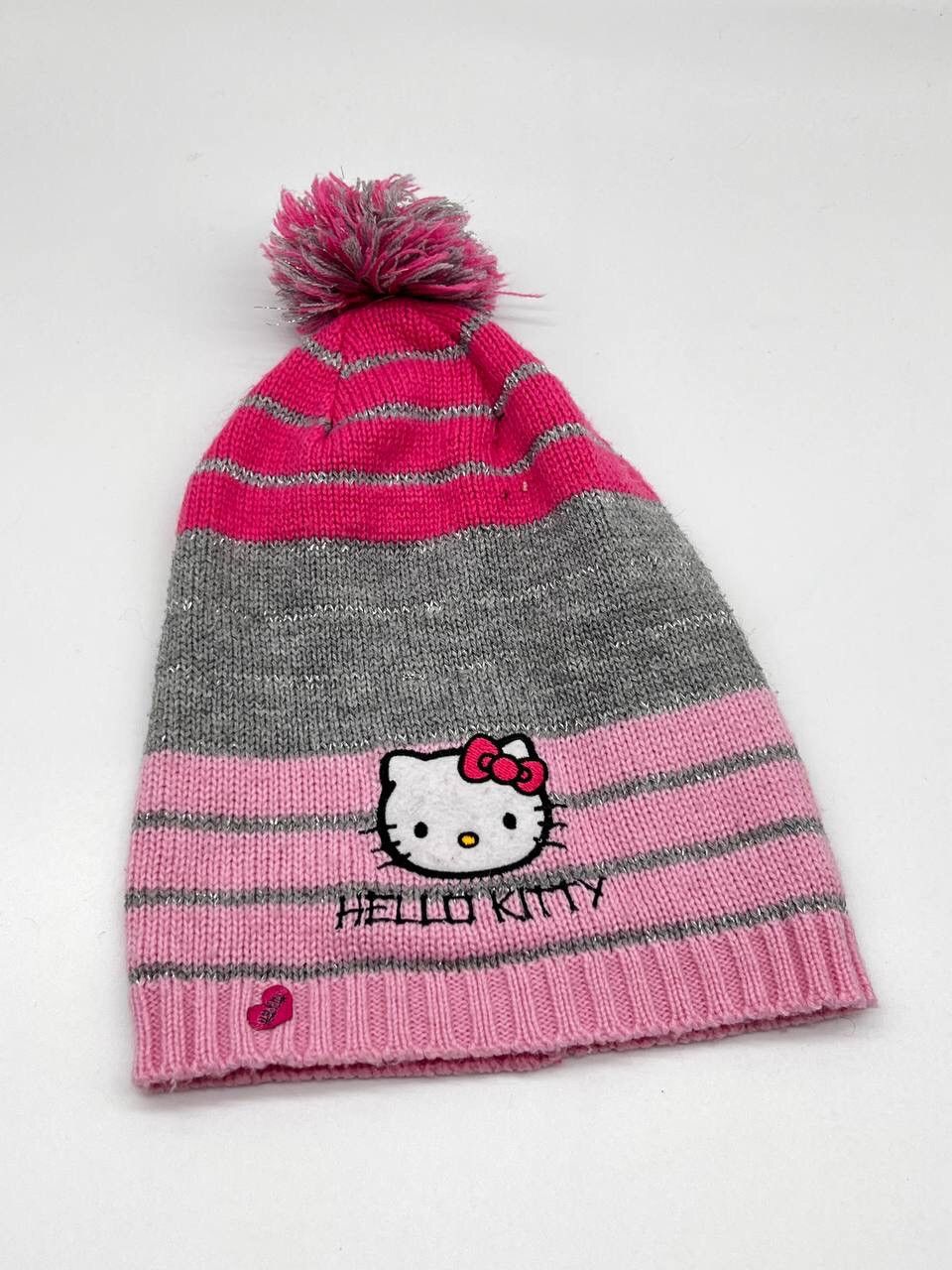 Japanese Brand × Vintage 🔥 SENDOFFER🔥Hello Kitty Pom Pom Beanie Hat Size ONE SIZE - 1 Thumbnail
