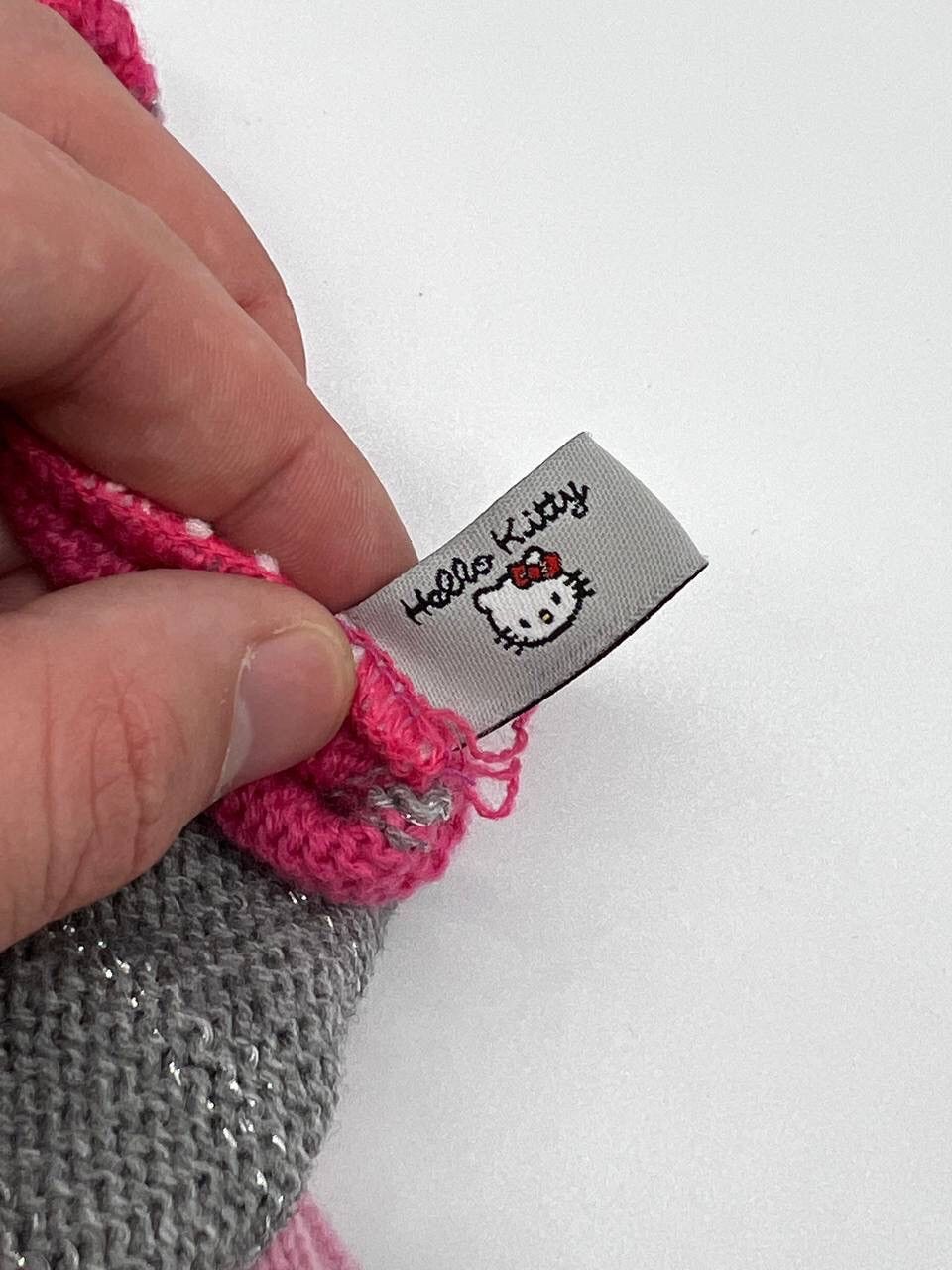 Japanese Brand × Vintage 🔥 SENDOFFER🔥Hello Kitty Pom Pom Beanie Hat Size ONE SIZE - 3 Thumbnail