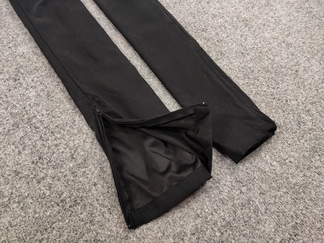 Nike NEW Vintage 90's Nike Black Hype Swoosh Track Jogger Pants Size 29" - 8 Thumbnail