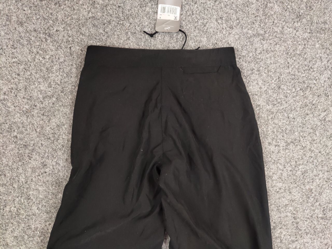 Nike NEW Vintage 90's Nike Black Hype Swoosh Track Jogger Pants Size 29" - 14 Thumbnail