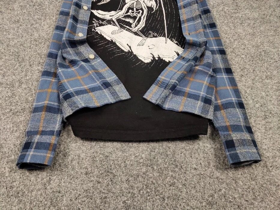 Flannel Vintage Flannel Shirt Travis Scott Style Size US L / EU 52-54 / 3 - 5 Thumbnail