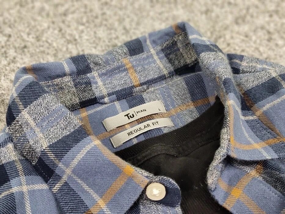 Flannel Vintage Flannel Shirt Travis Scott Style Size US L / EU 52-54 / 3 - 12 Thumbnail