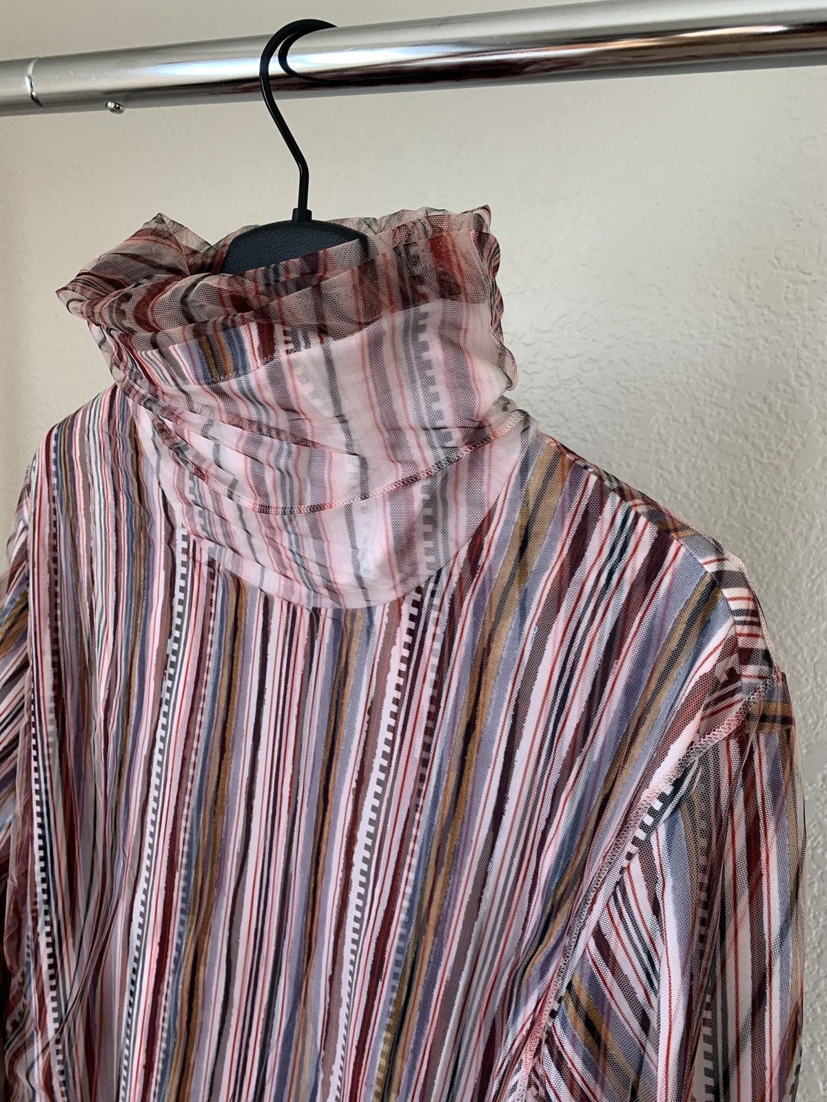 Y/Project Y/Project Double Layered Pink Print Long Sleeve Shirt Size US M / EU 48-50 / 2 - 4 Thumbnail
