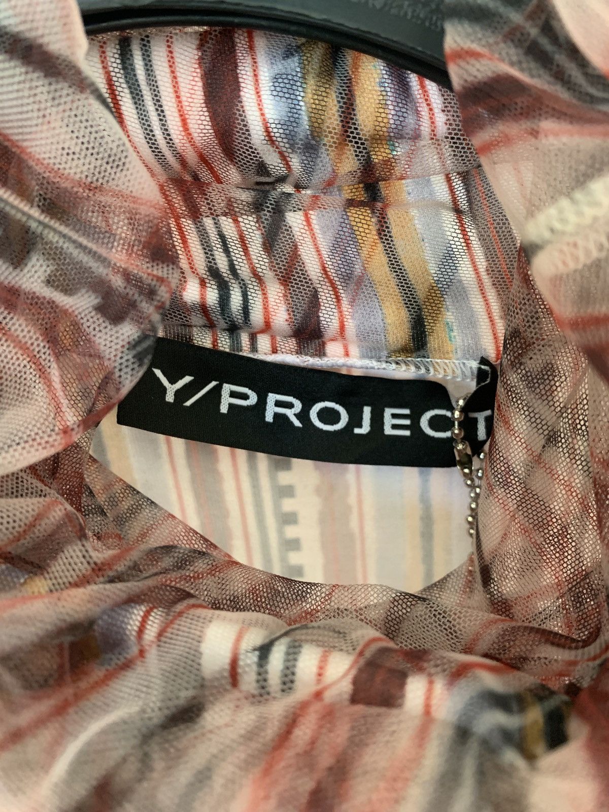 Y/Project Y/Project Double Layered Pink Print Long Sleeve Shirt Size US M / EU 48-50 / 2 - 7 Thumbnail