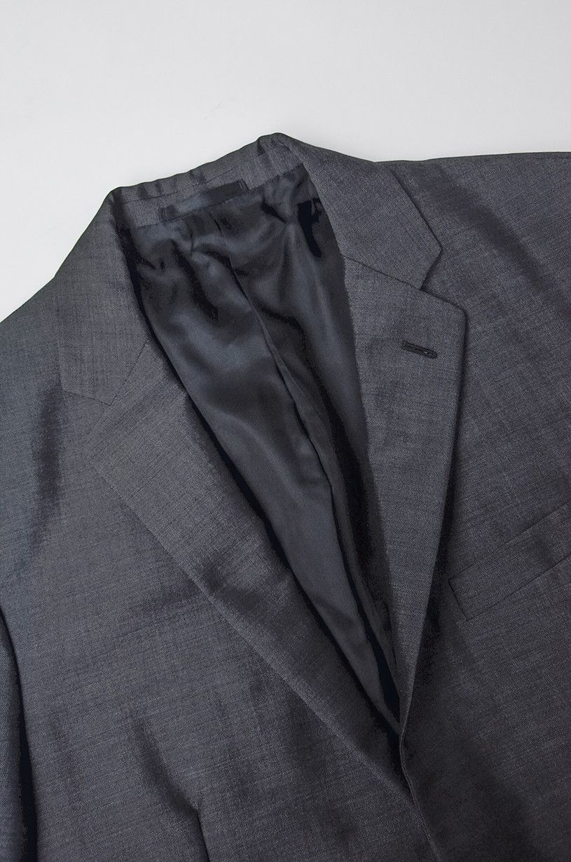 Prada × Vintage PRADA Milano Wool Gray Blazer Size 48R - 5 Thumbnail
