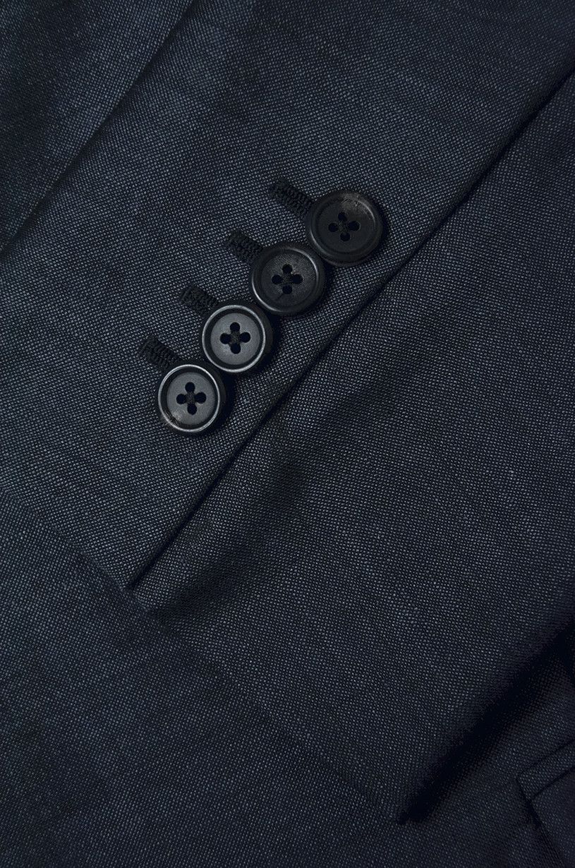 Prada × Vintage PRADA Milano Wool Gray Blazer Size 48R - 9 Thumbnail