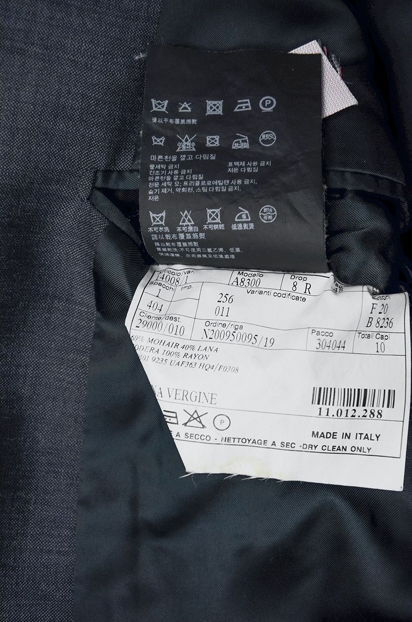 Prada × Vintage PRADA Milano Wool Gray Blazer Size 48R - 8 Thumbnail