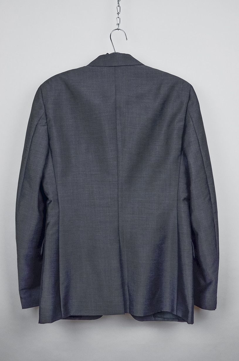 Prada × Vintage PRADA Milano Wool Gray Blazer Size 48R - 2 Thumbnail
