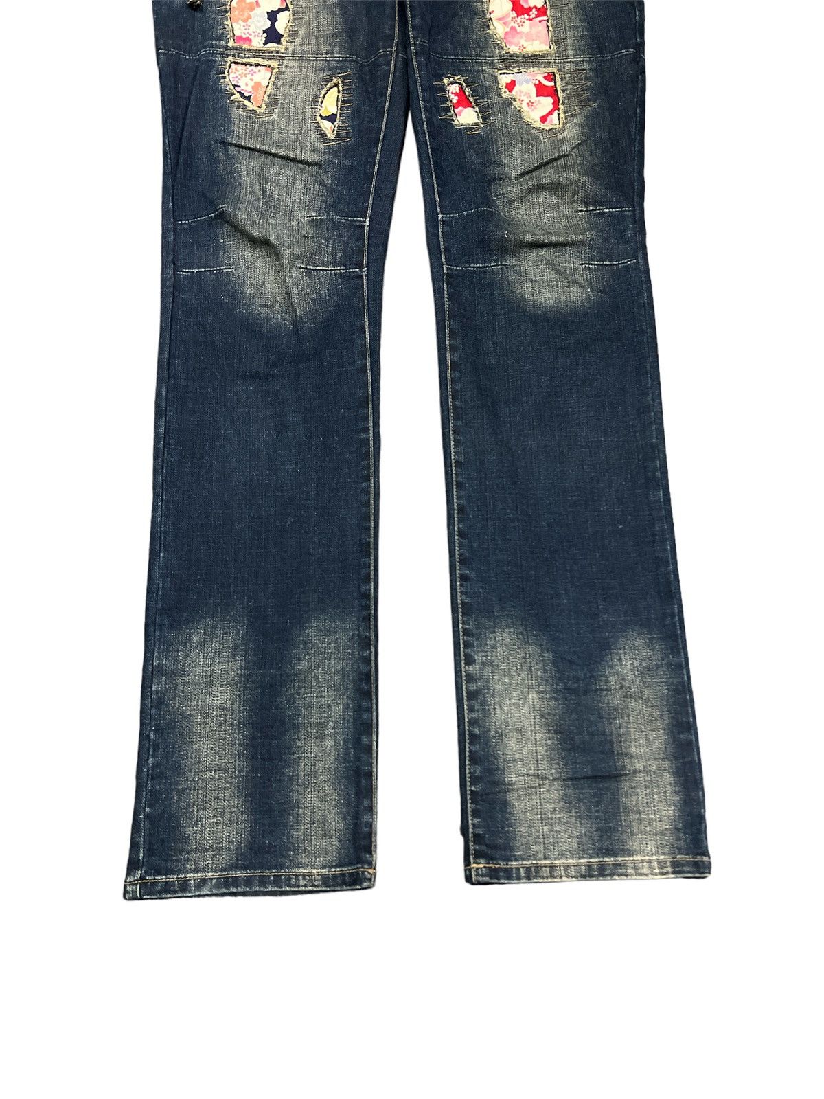 Other SICK‼️PPFM PATCH WORK DISTRESSED DENIM PANT Size 30" / US 8 / IT 44 - 6 Thumbnail