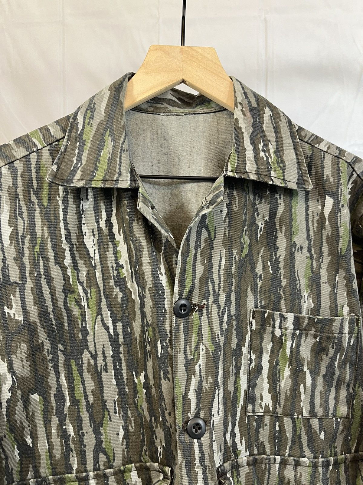 Vintage Vintage REAL TREE Camo Print Light Jacket Military Overshirt Size US L / EU 52-54 / 3 - 2 Thumbnail